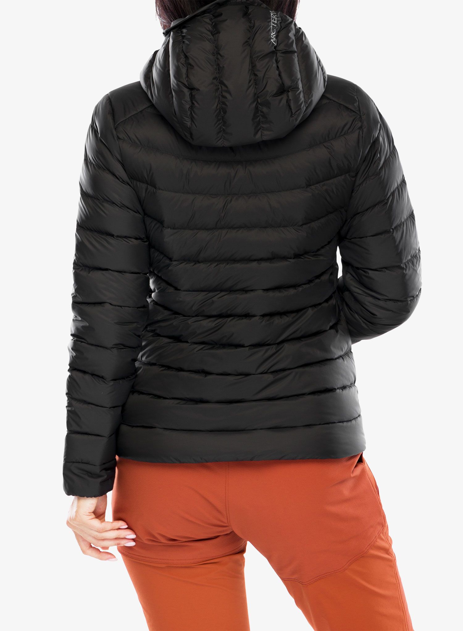 Daunenjacke Damen Arcteryx Cerium Hoody - black/black