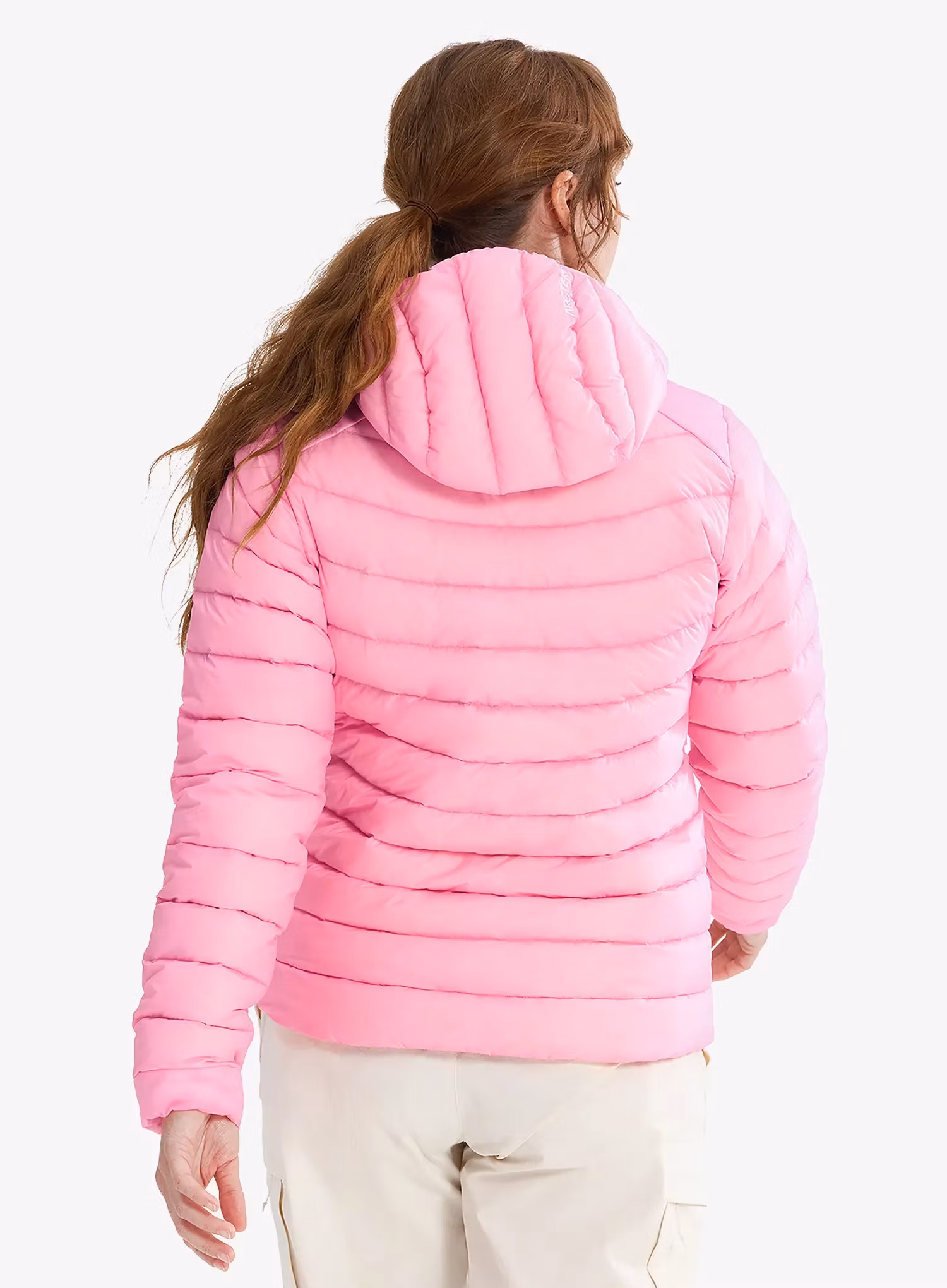 Daunenjacke Damen Arcteryx Cerium Hoody - pineberry