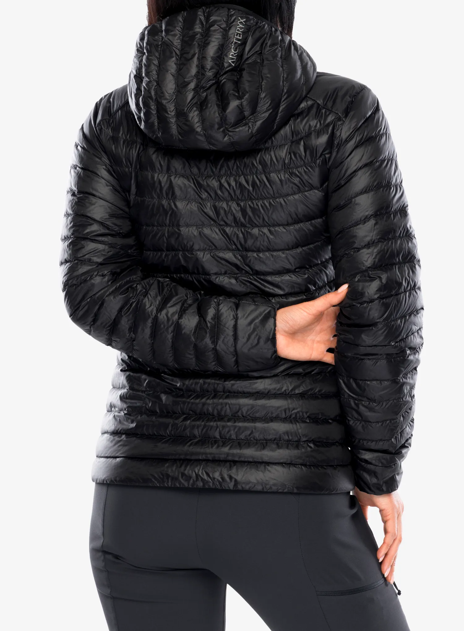 Daunenjacke Damen Arcteryx Cerium SL Hoody - black
