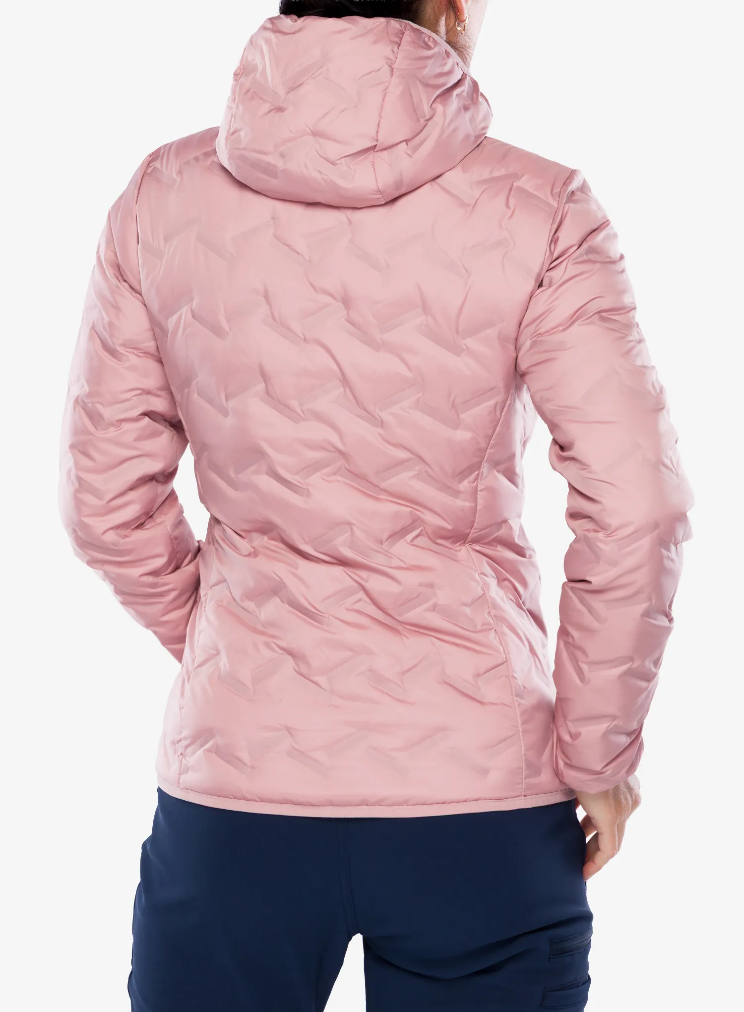 Daunenjacke Damen Columbia Delta Ridge II Down Hooded Jacket - eraser pink