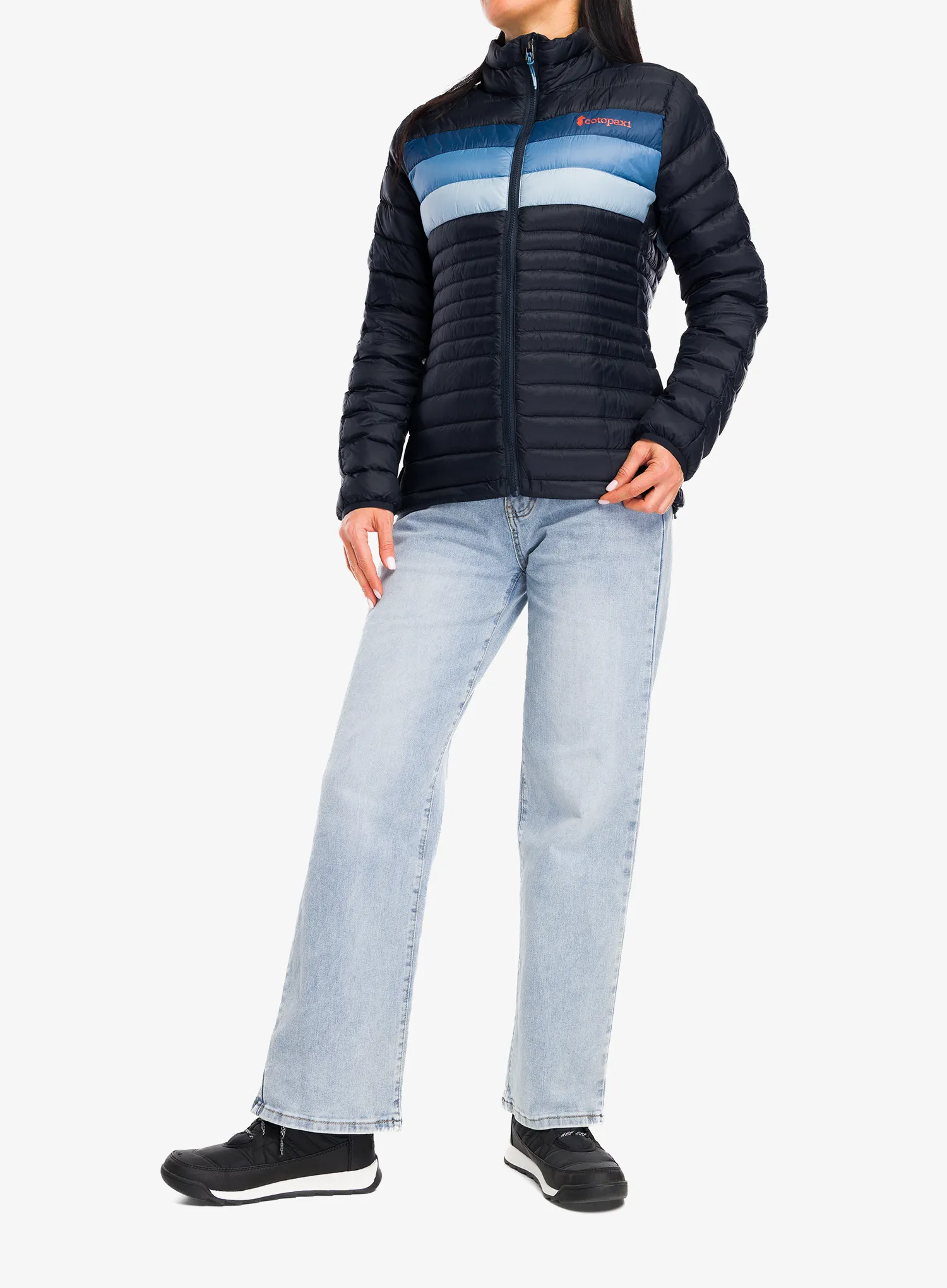 Daunenjacke Damen Cotopaxi Fuego Down Jacket - carbon stripes