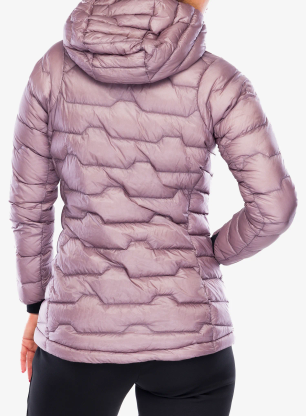 Daunenjacke Damen Jack Wolfskin Alpspitze Down Hoody - wild blossom