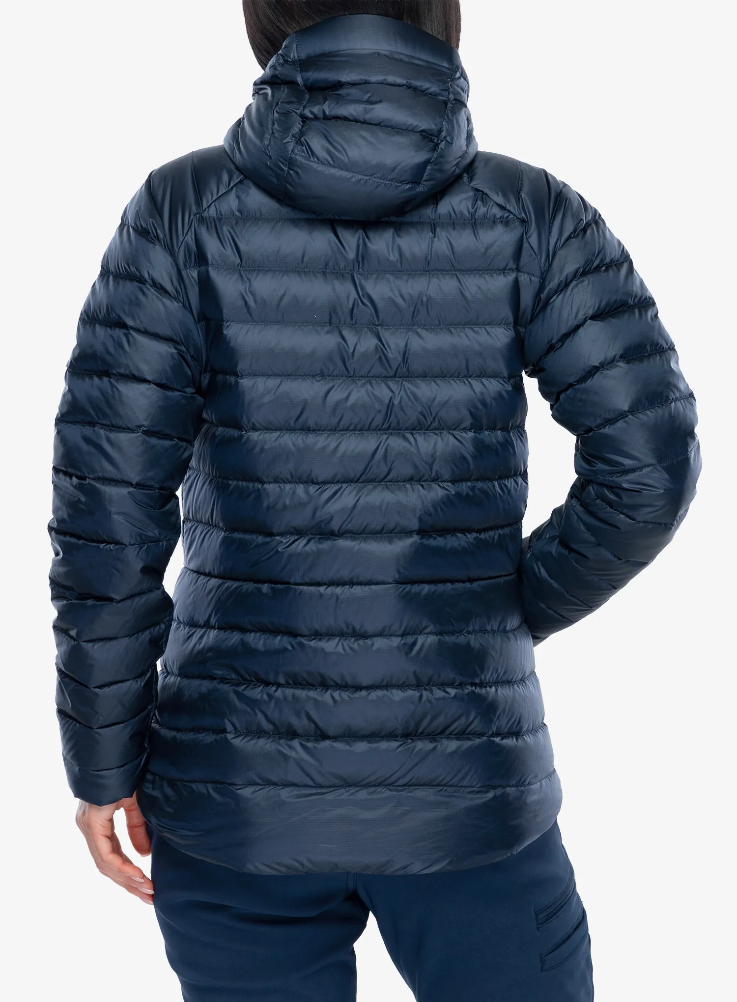 Daunenjacke Damen Montane Anti Freeze Hoodie - eclipse blue/blue