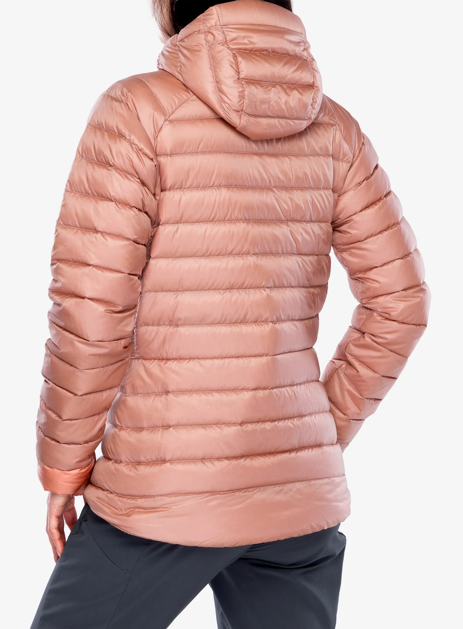 Daunenjacke Damen Montane Anti Freeze Hoodie - pink clay
