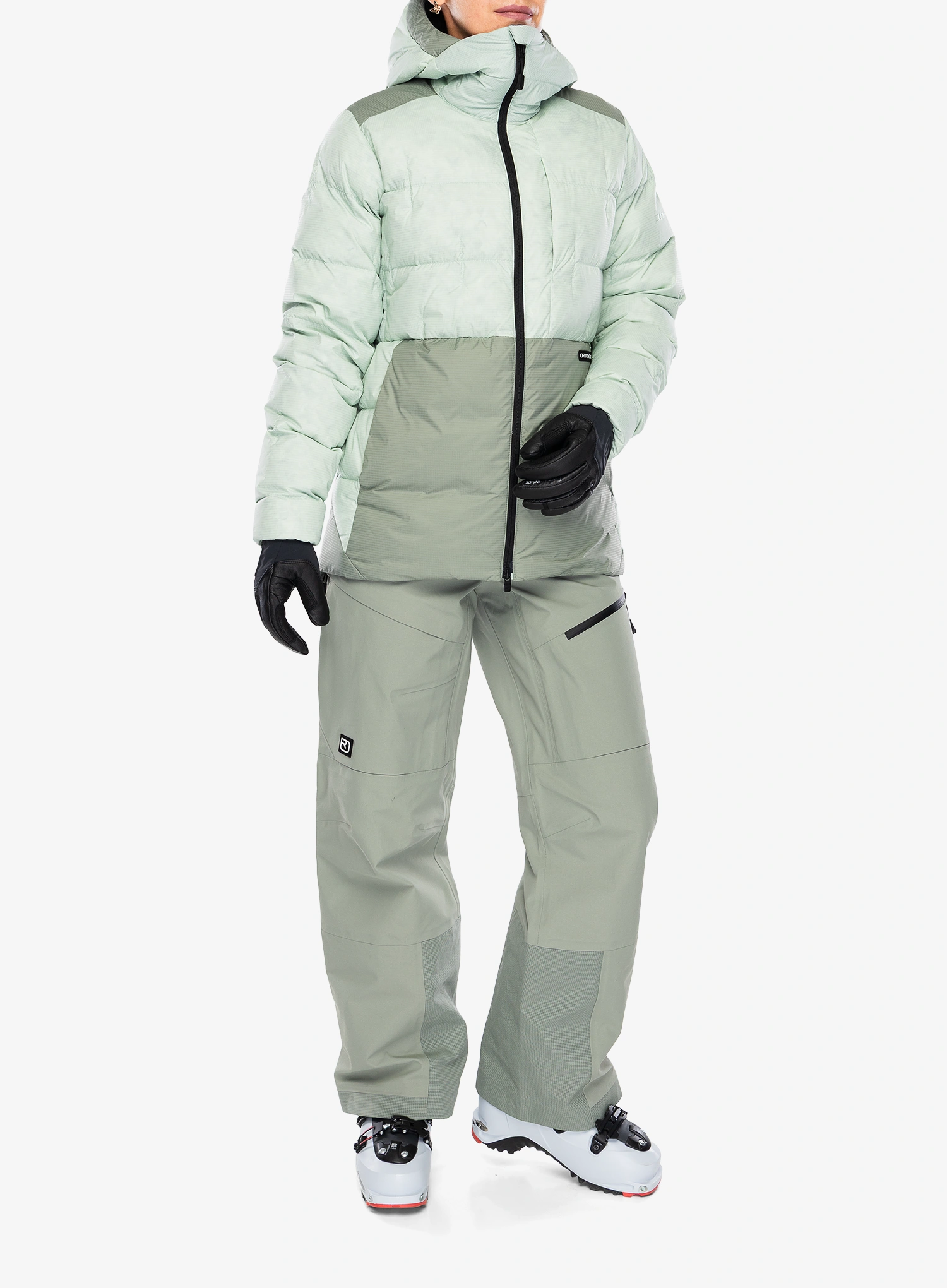 Daunenjacke Damen Ortovox Downwool 270 Jacket - green acid