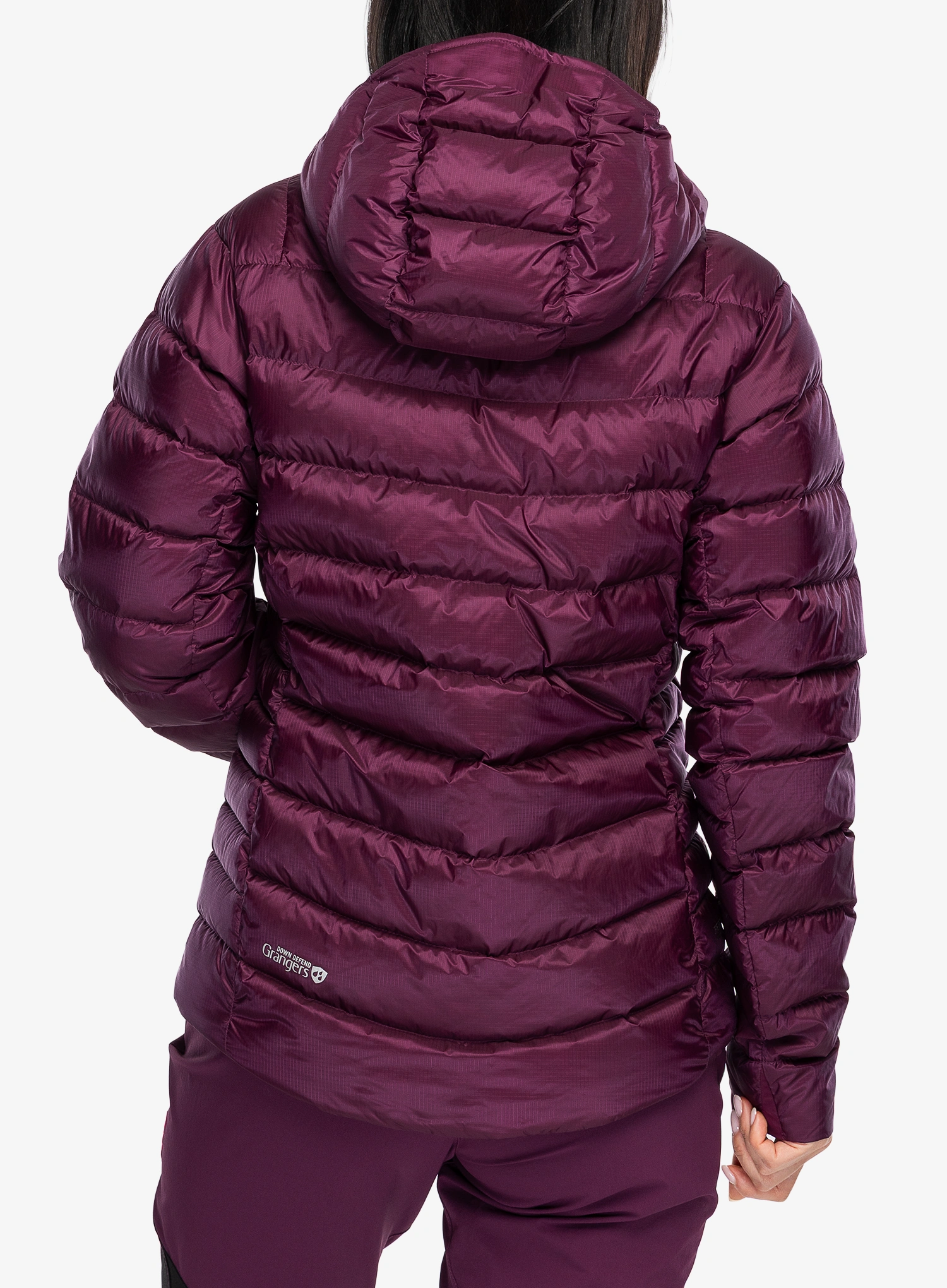 Daunenjacke Damen Rab Electron Pro Hoody - mulberry