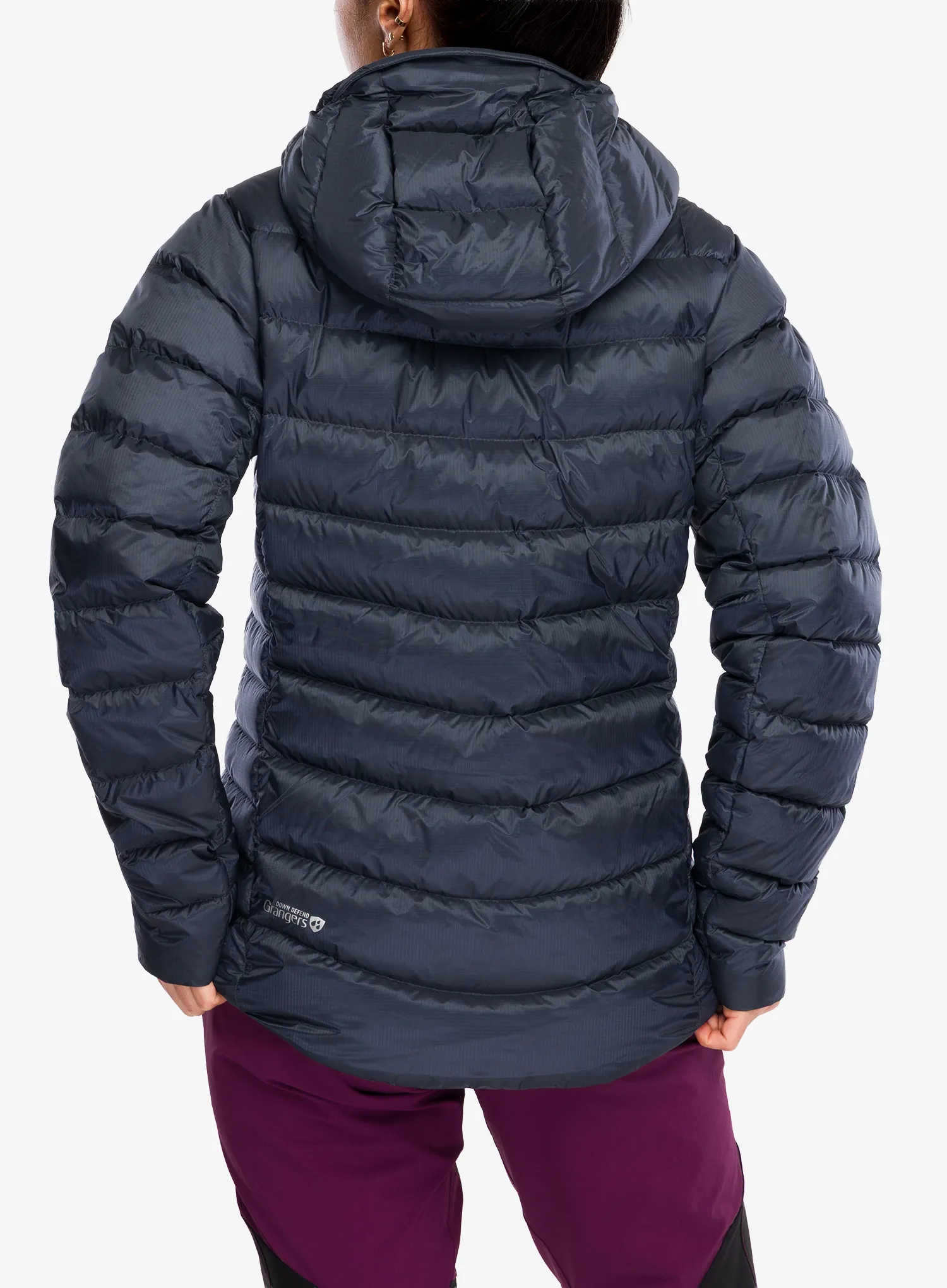 Daunenjacke Damen Rab Electron Pro Hoody - steel