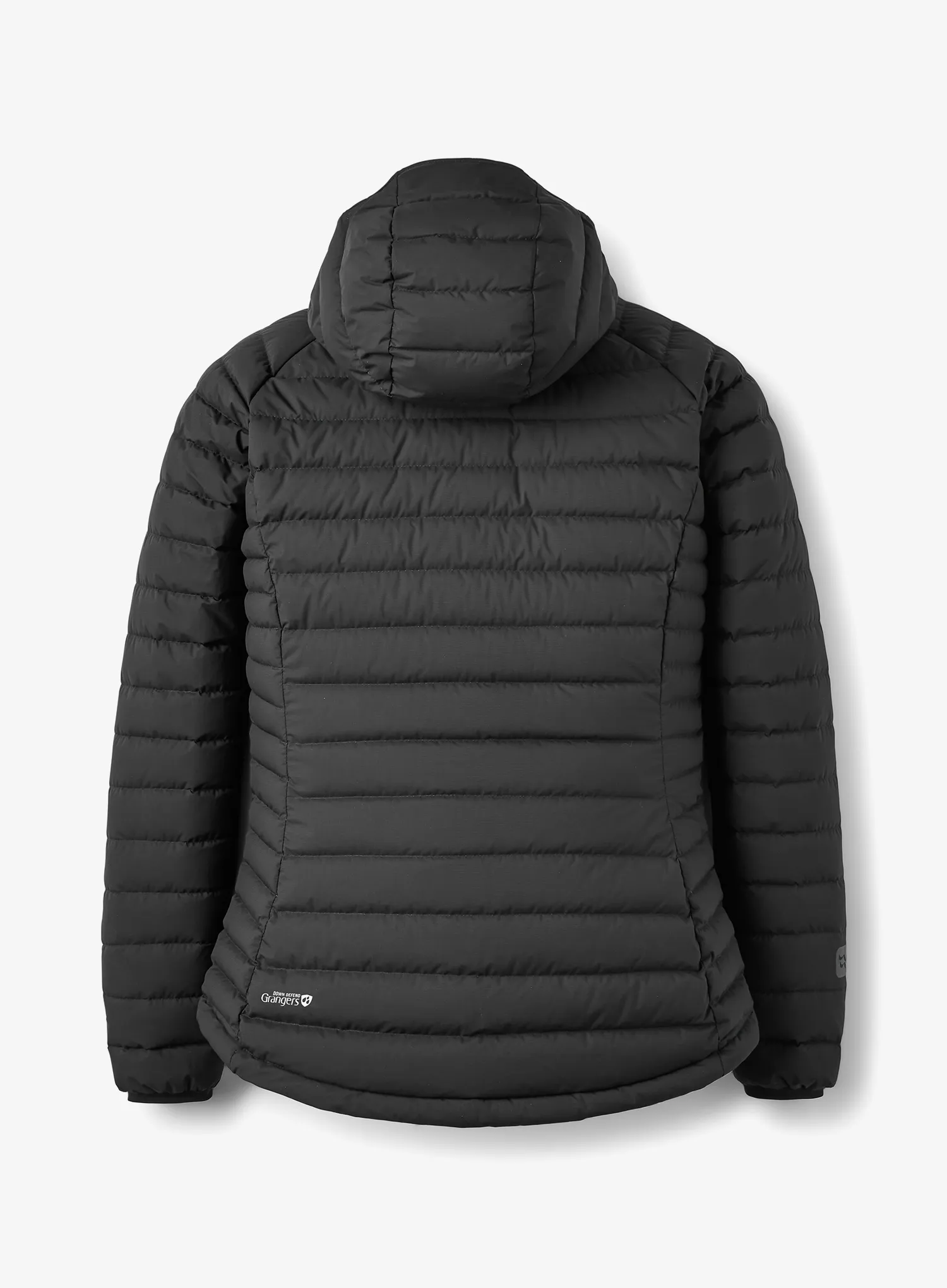 Daunenjacke Damen Rab Microlight Windstopper Hoody - black/black