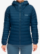 Daunenjacke Damen Rab Microlight Windstopper Hoody - tempest blue