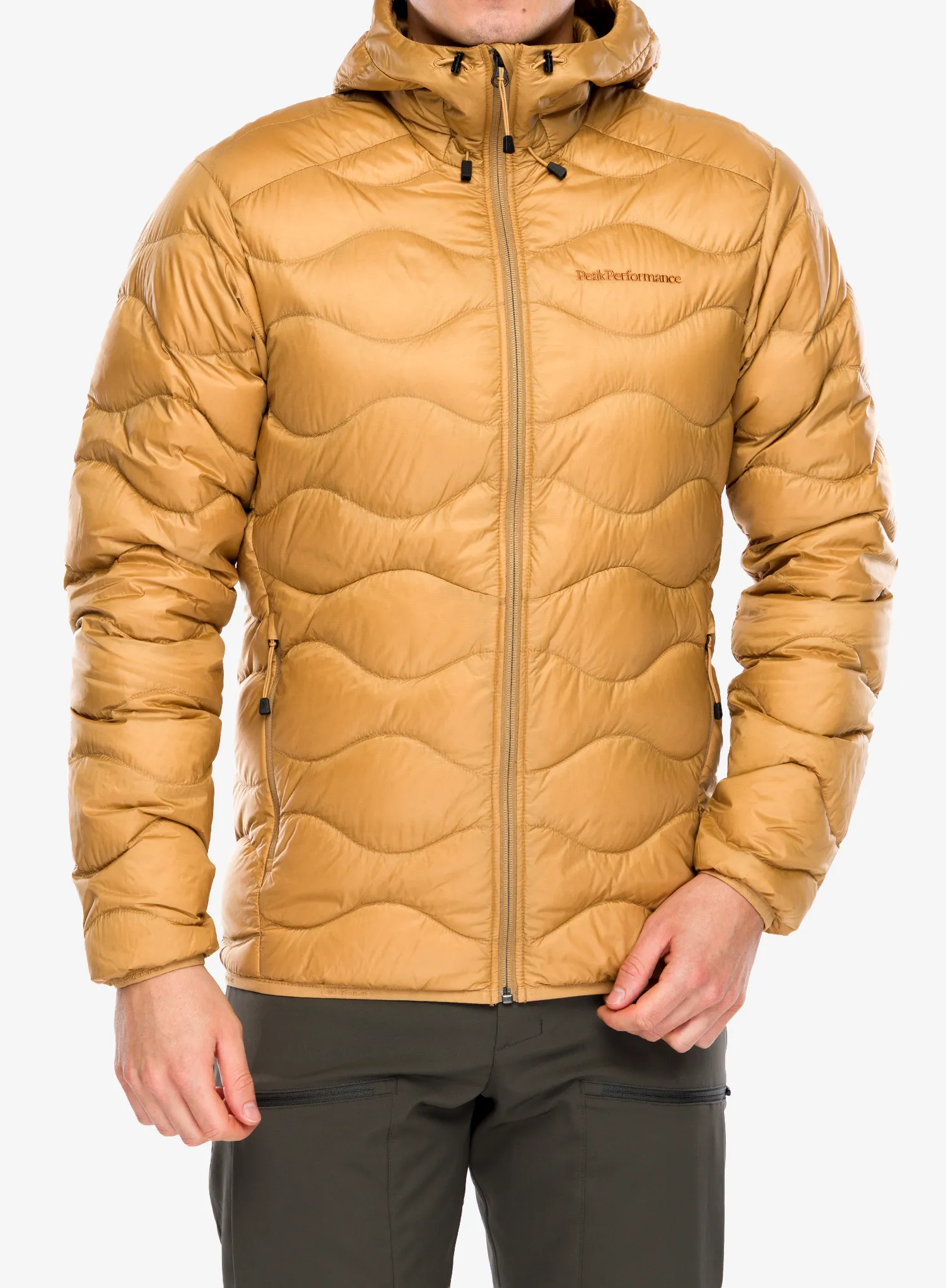 Daunenjacke Peak Performance Helium Down Hood Jacket - sierra sand
