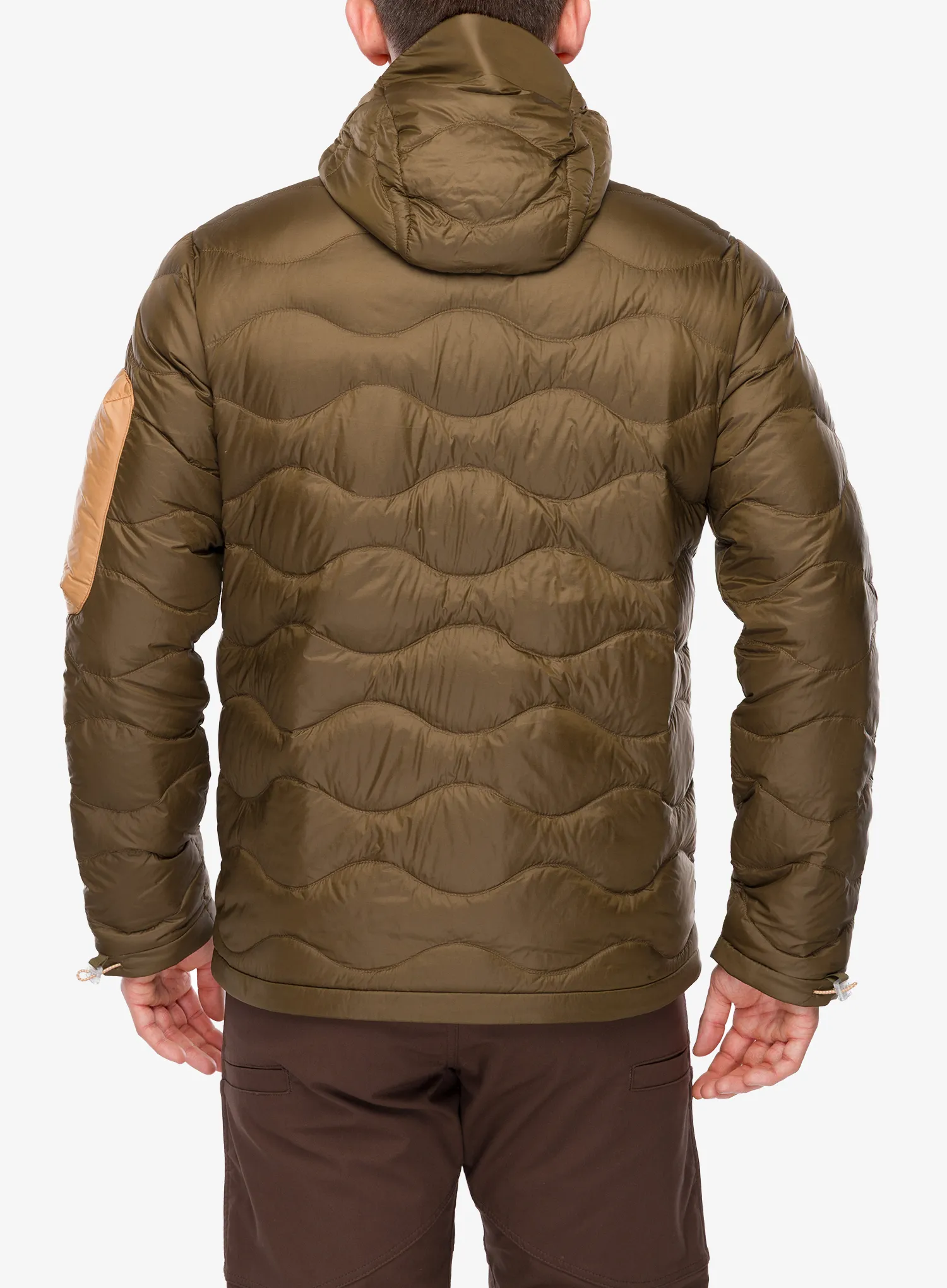 Daunenjacke Peak Performance Helium Utility Down Hood Jacket - meadow moss/sierra sand