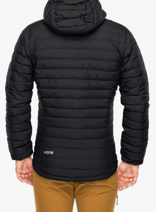 Daunenjacke Rab Microlight Windstopper Hoody - black