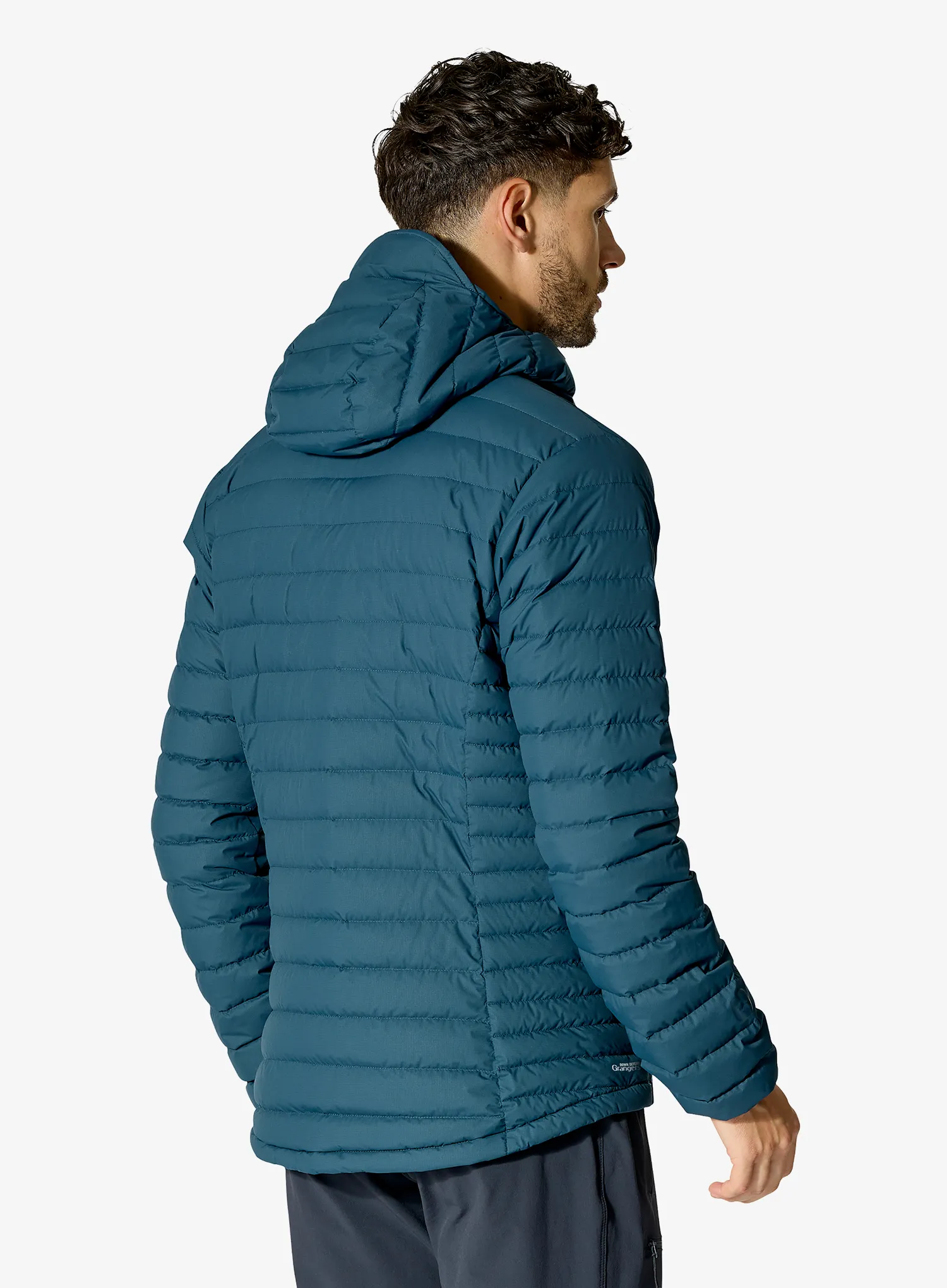 Daunenjacke Rab Microlight Windstopper Hoody - blue tempest