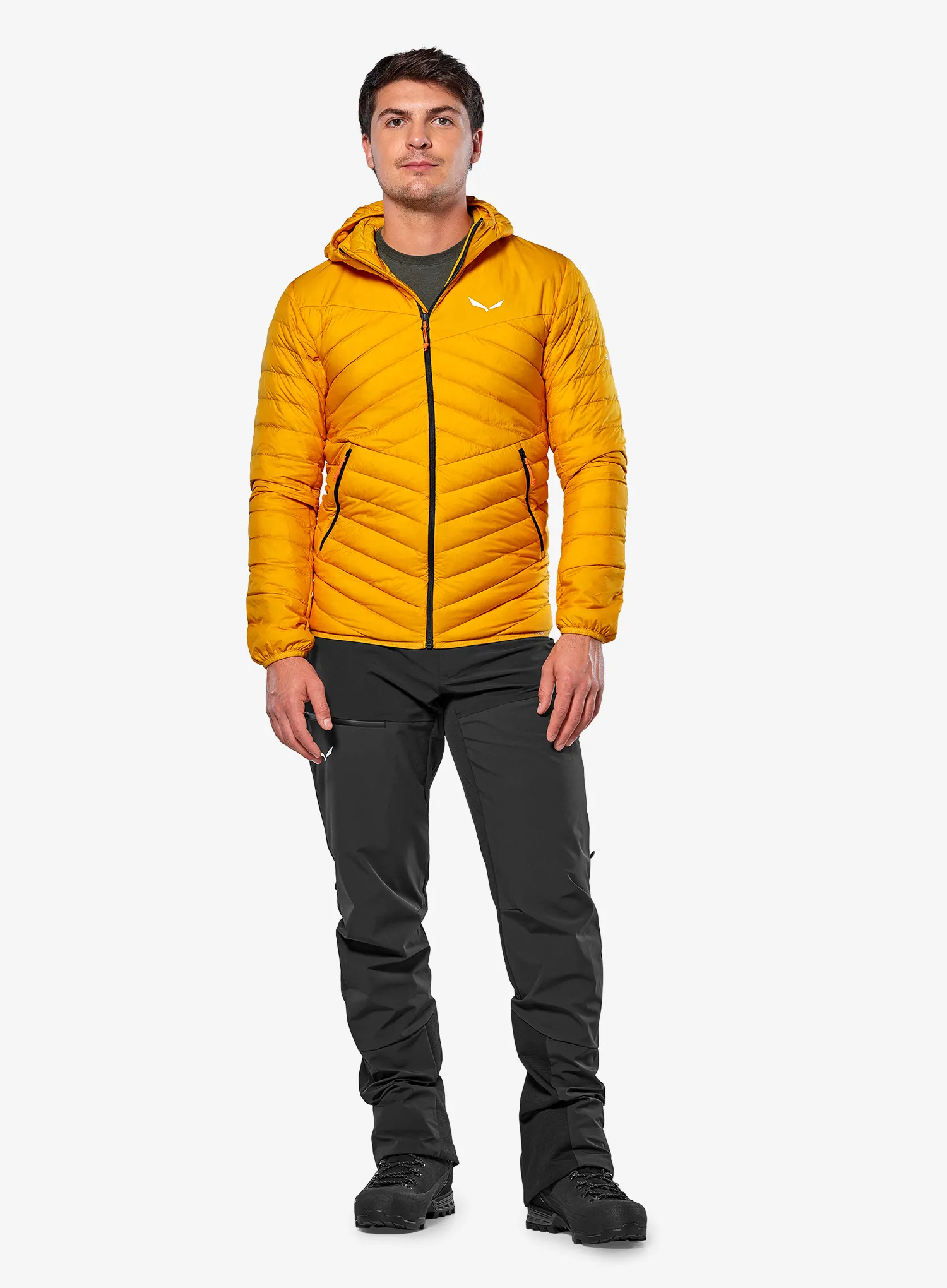 Daunenjacke Salewa Brenta Jacket - gold/black out