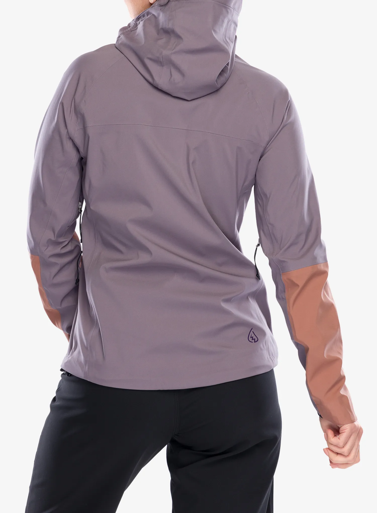 Fahrradjacke Damen ION Shelter 3L - shark grey