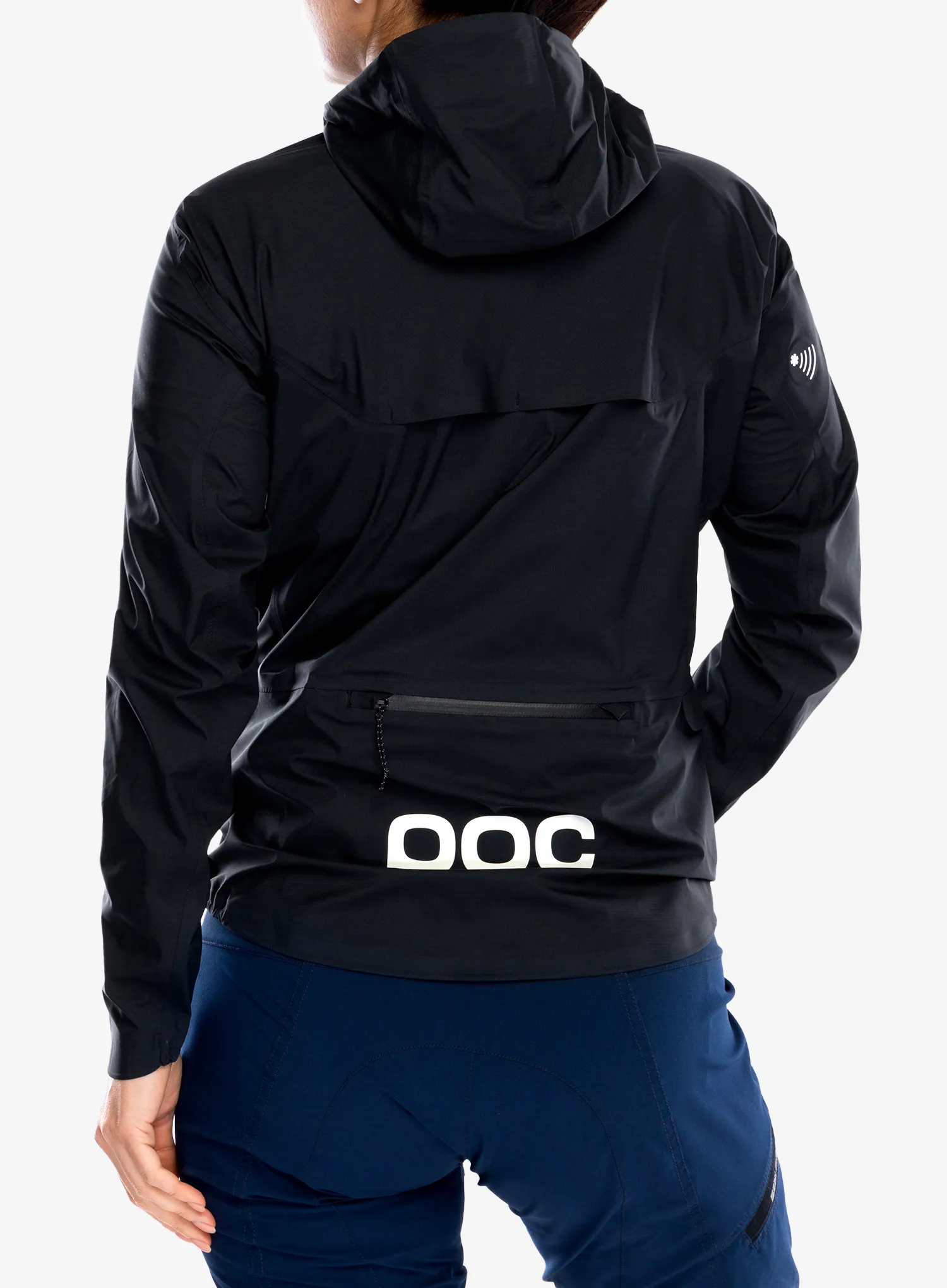Fahrradjacke Damen POC Signal All-weather jacket - uranium black