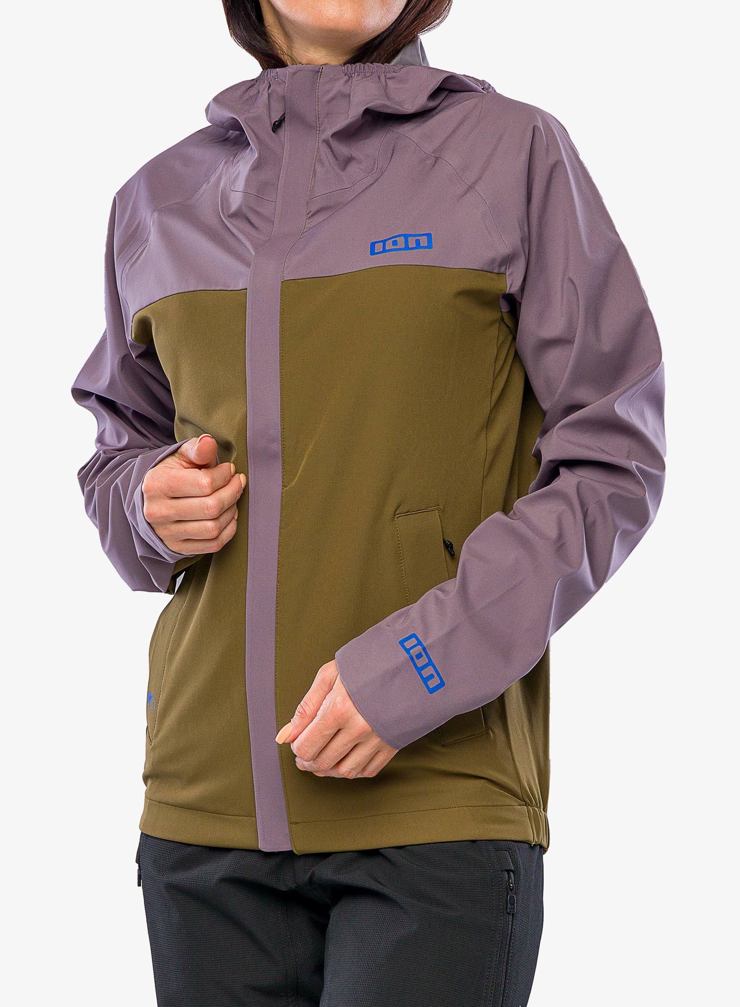 Fahrradjacke ION Shelter 3L Hybrid - dark mud