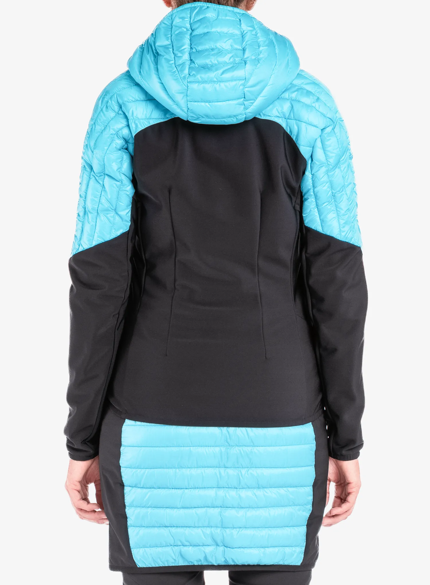 Hybridjacke Damen Montura Peak Hybrid Hooded Jacket - turquoise