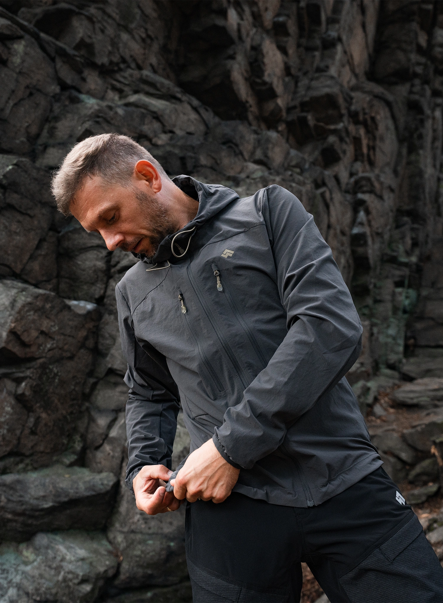 Softshelljacke Alpinus Pourri - graphite