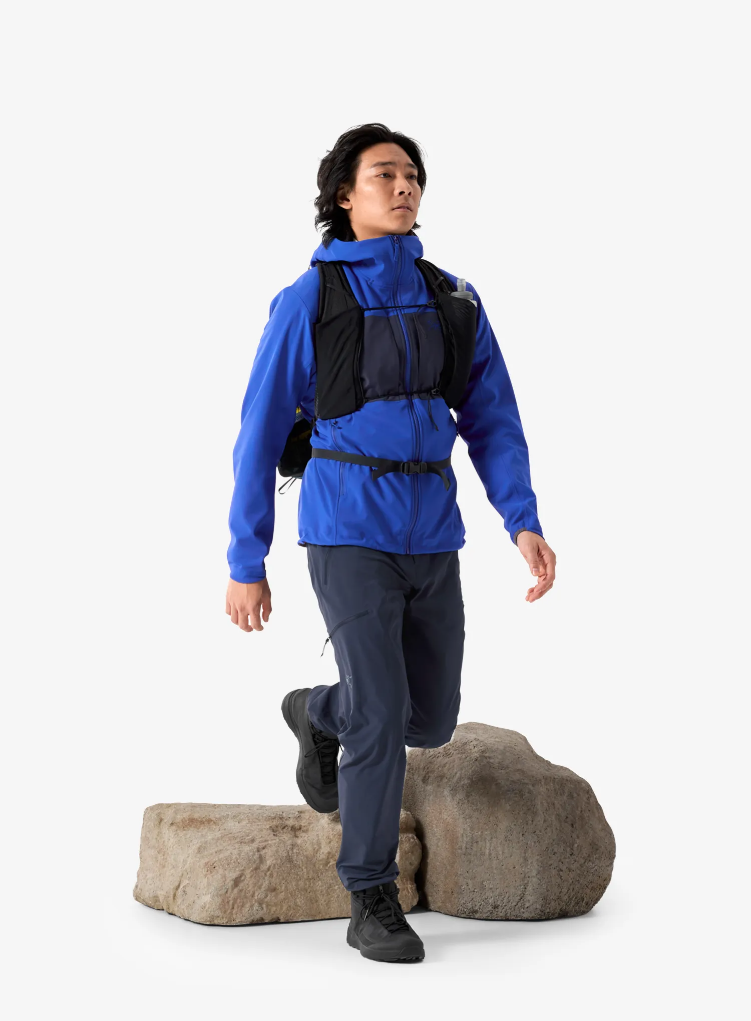 Softshelljacke Arcteryx Gamma MX Hoody - vitality/black sapphire