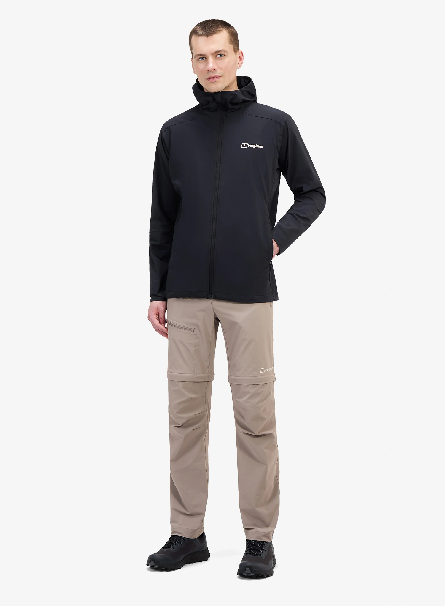 Softshelljacke Berghaus Ridge Roamer Lite Jkt - jet black