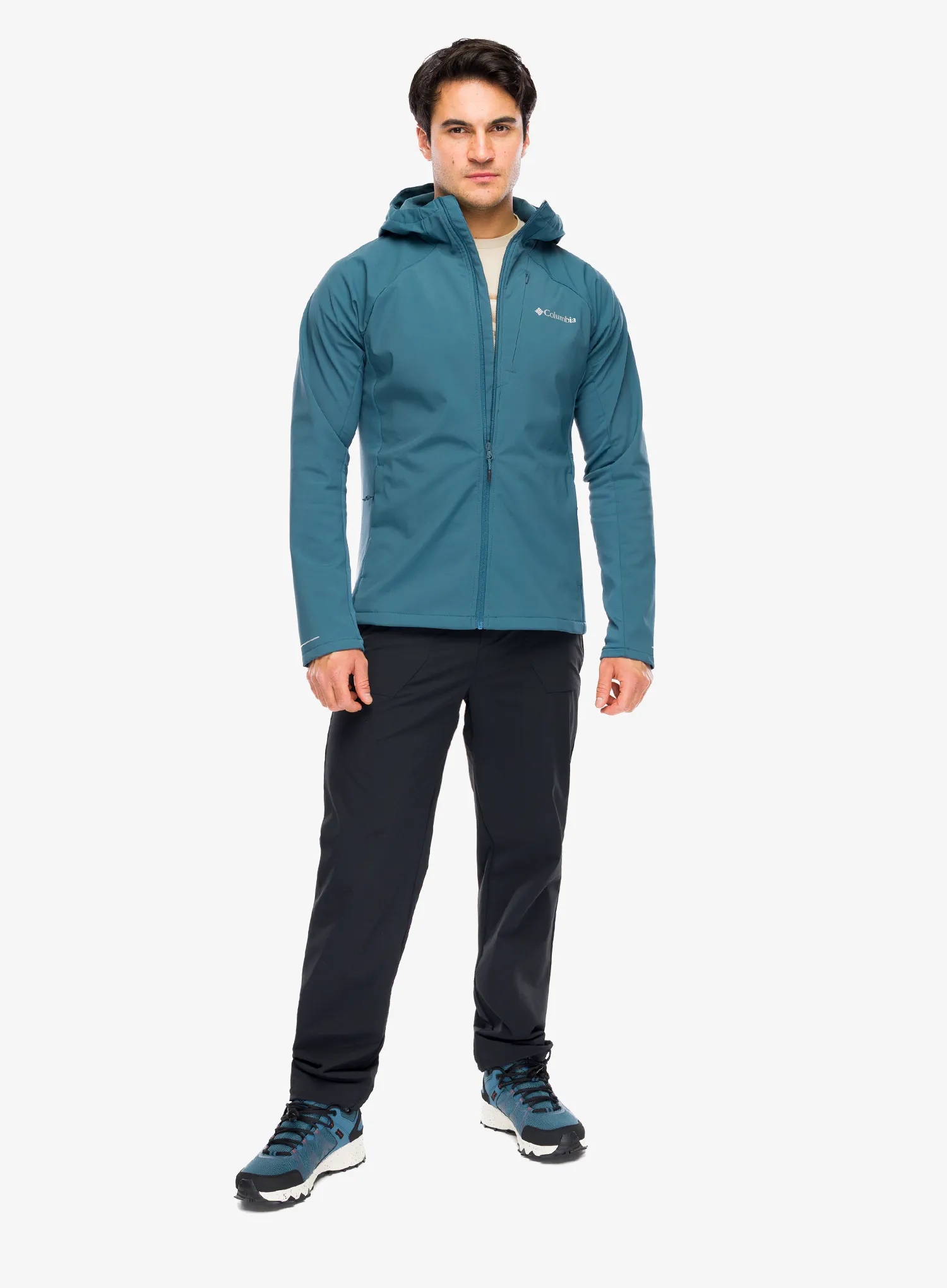 Softshelljacke Columbia Trailborne Softshell - everblue