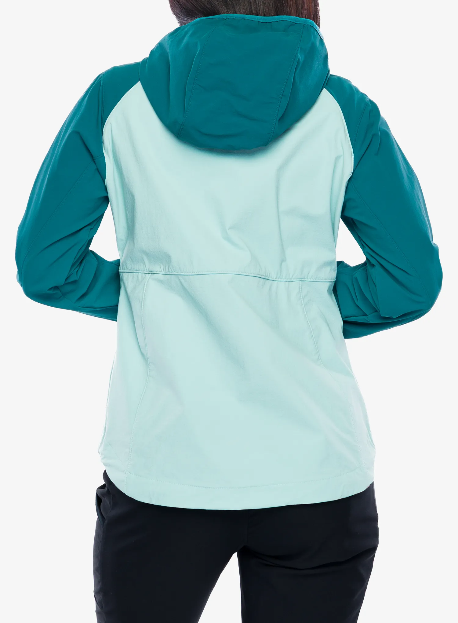 Damen Softshelljacke Columbia Heather Canyon II Hooded Softshell - spray/river blue