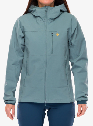Damen Softshelljacke Fjallraven Bergtagen Stretch Jacket - nimbus blue