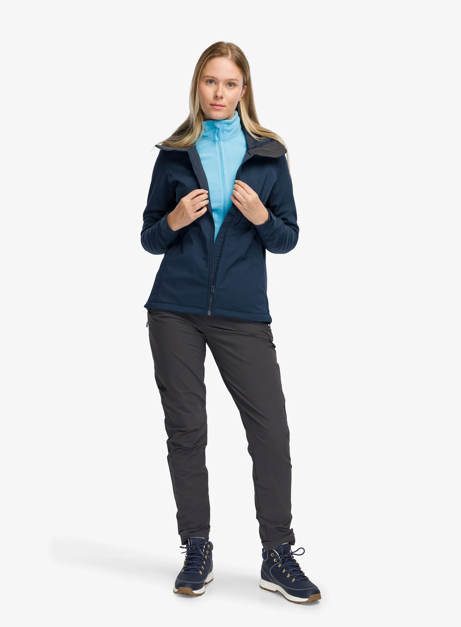Damen Softshelljacke Helly Hansen Paramount Hood Softshell Jkt - navy