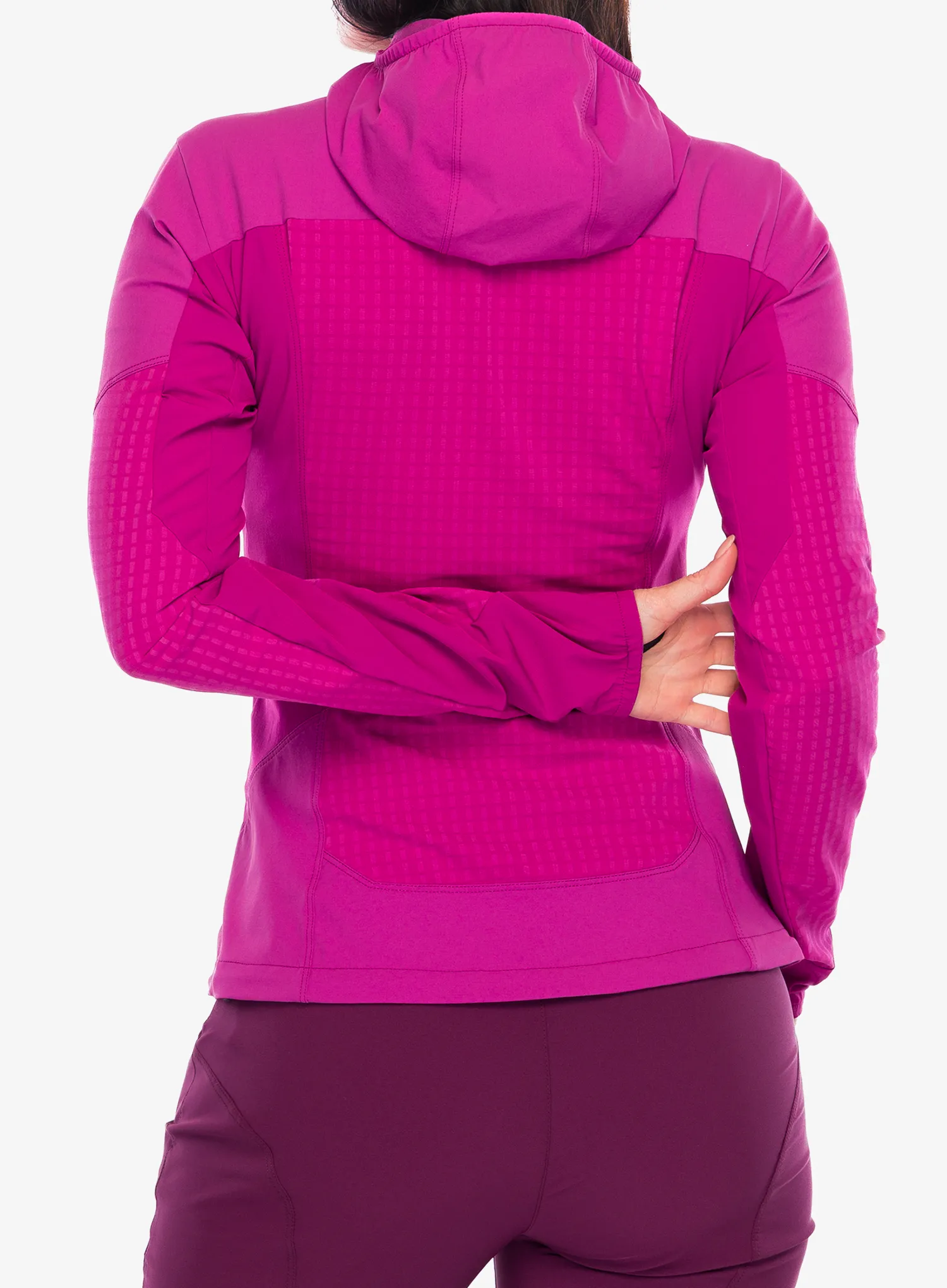 Damen Softshelljacke Montura Seed Hooded Jacket - baton rouge/wine red