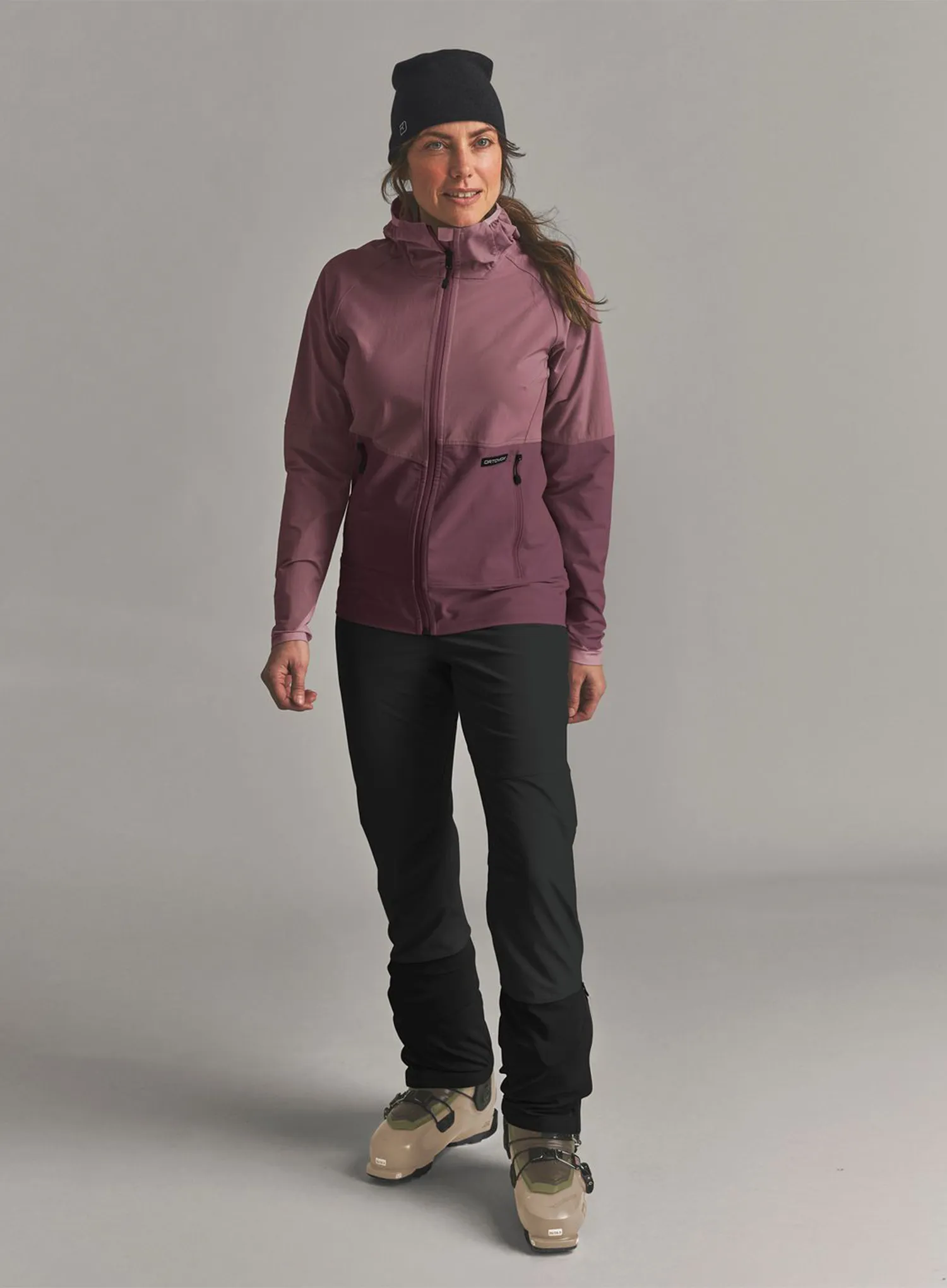 Damen Softshelljacke Ortovox Venet Softshell Hooded Jacket - dusk rose