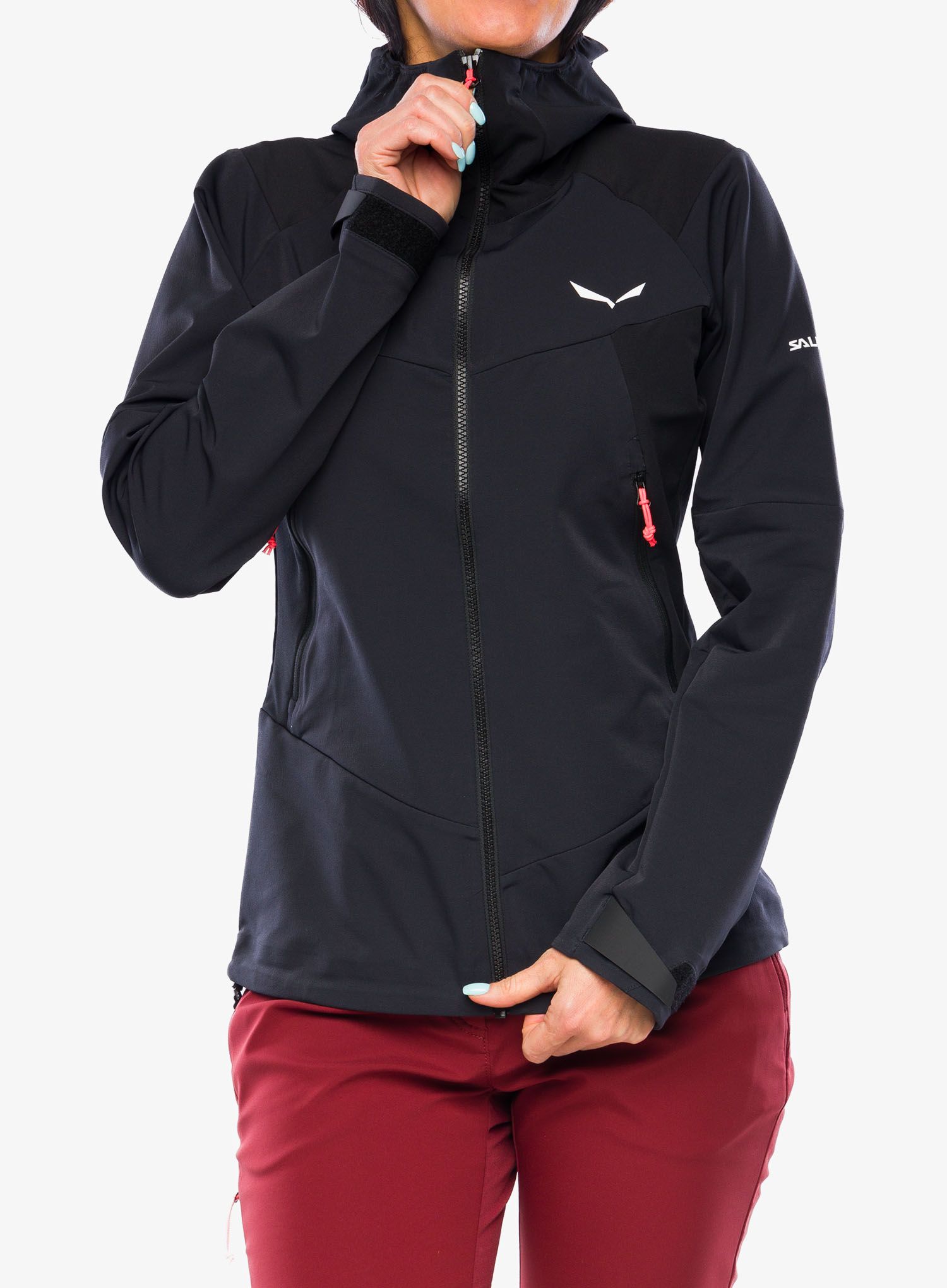 Damen Softshelljacke Salewa Sella DST Jacket - black out