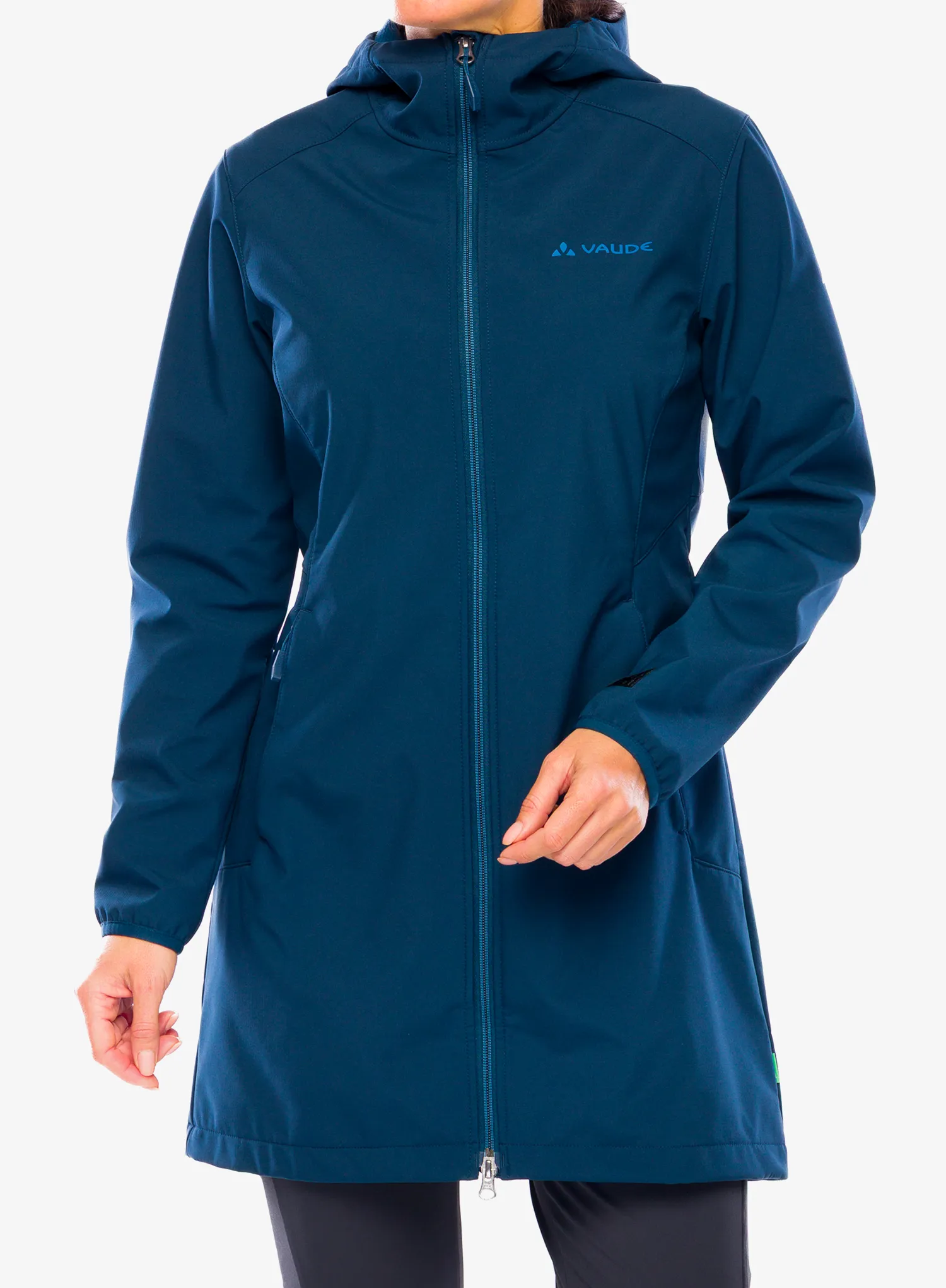 Jacke Damen Vaude Moena Softshell Parka - dark sea