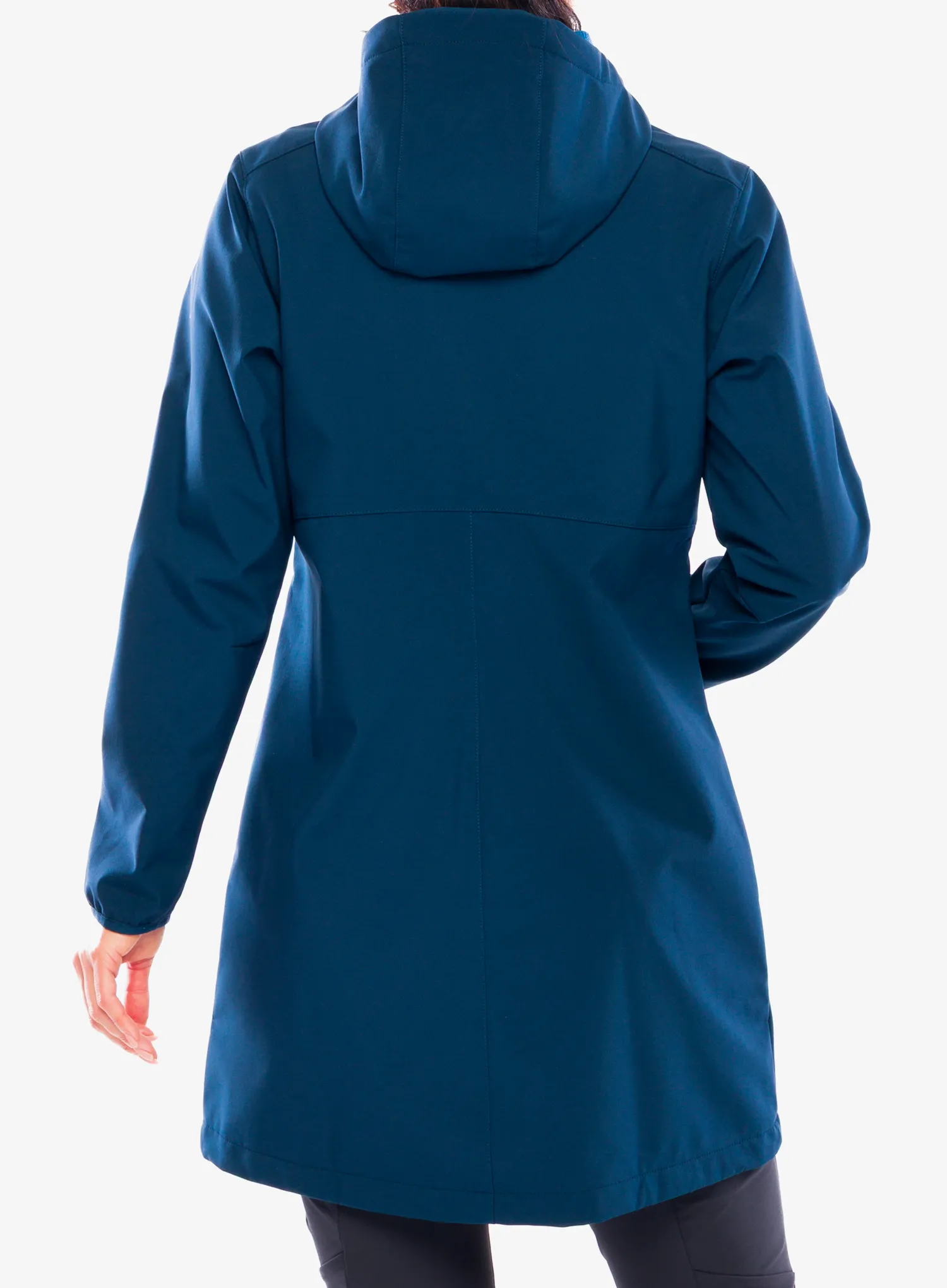 Jacke Damen Vaude Moena Softshell Parka - dark sea