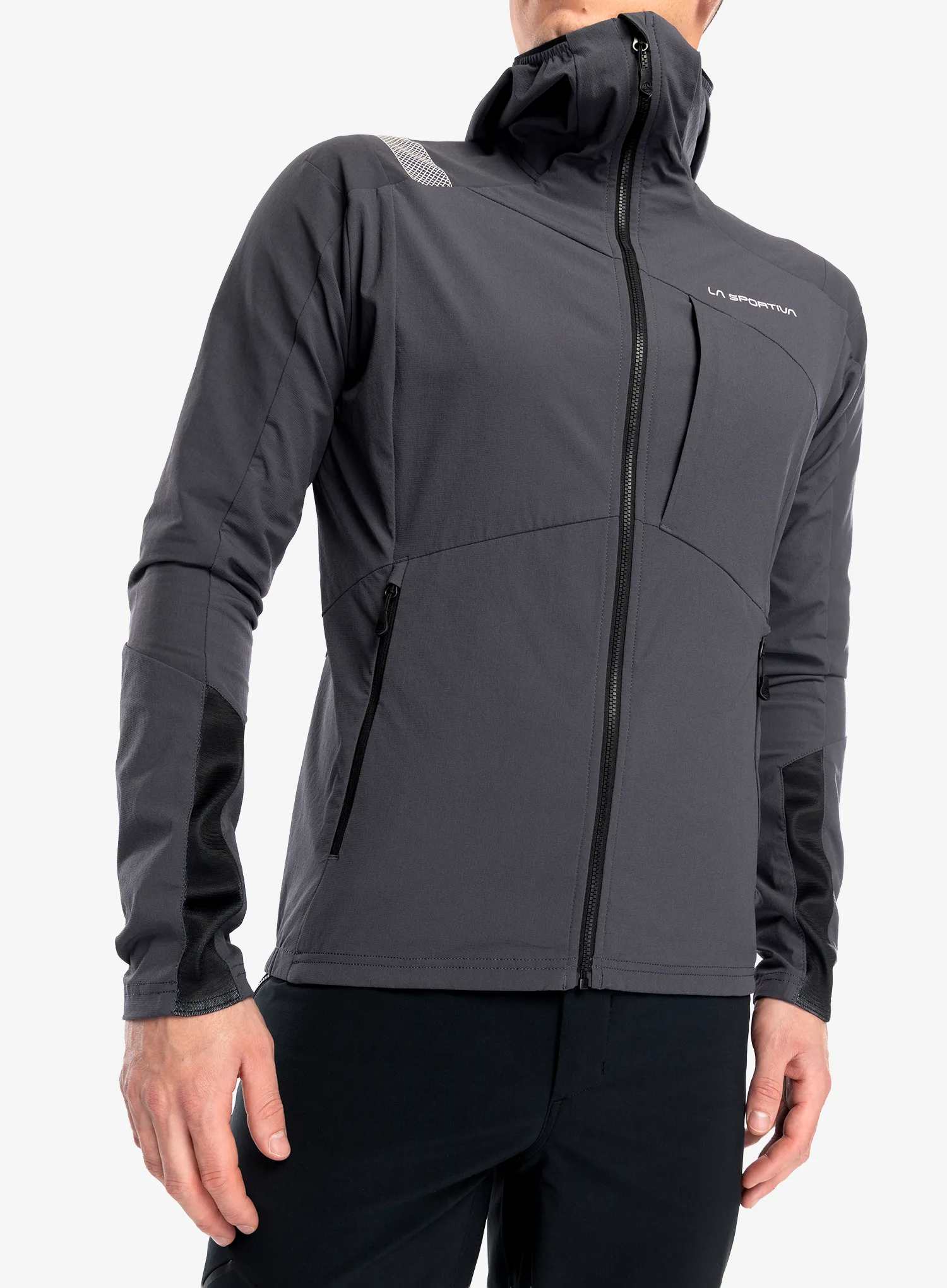 Softshelljacke La Sportiva Aequilibrium Speed Jacket - onyx/chalk
