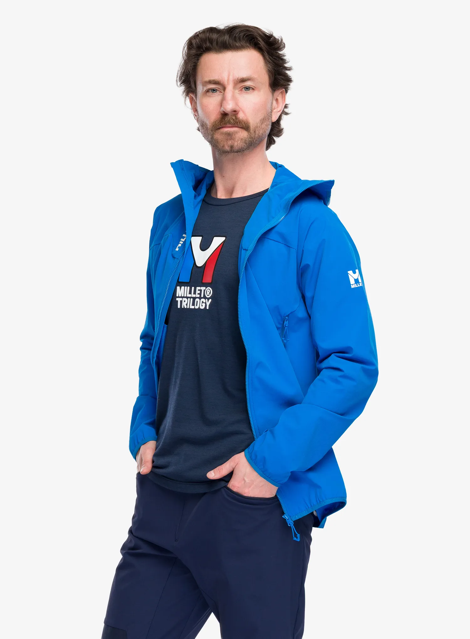 Softshelljacke Millet Kamet Xcs Light Hoodie - icon blue