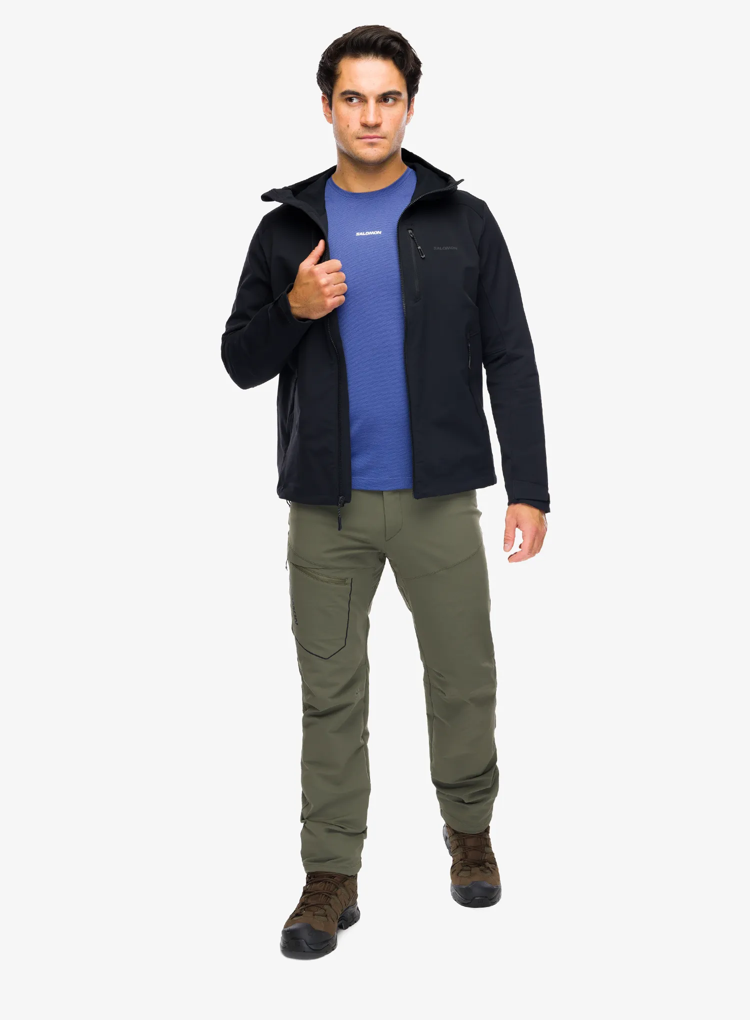 Softshelljacke Salomon Outpeak Softshell - deep black/black