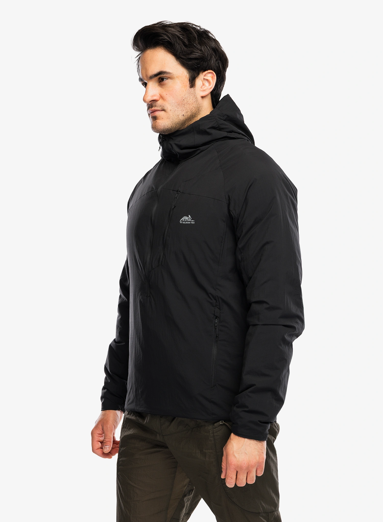 Taktische Jacke Helikon-Tex Wolfhound Hoodie Lite - black