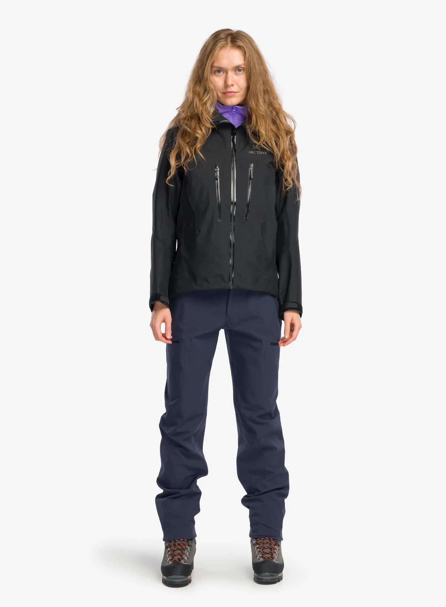 Regenjacke Damen Arcteryx Alpha SV Jacket - black