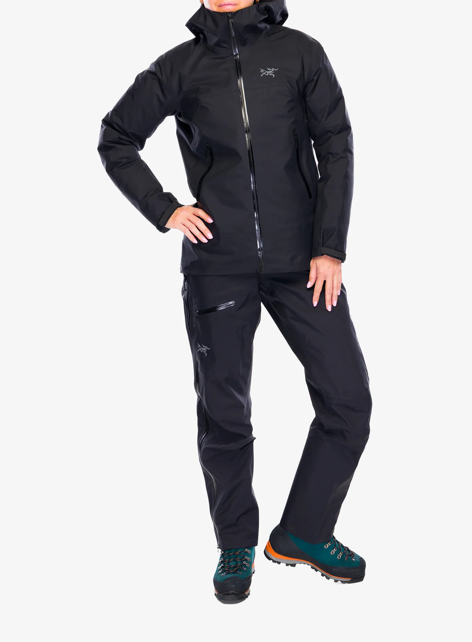 Regenjacke Damen Arcteryx Beta Jacket - black/black