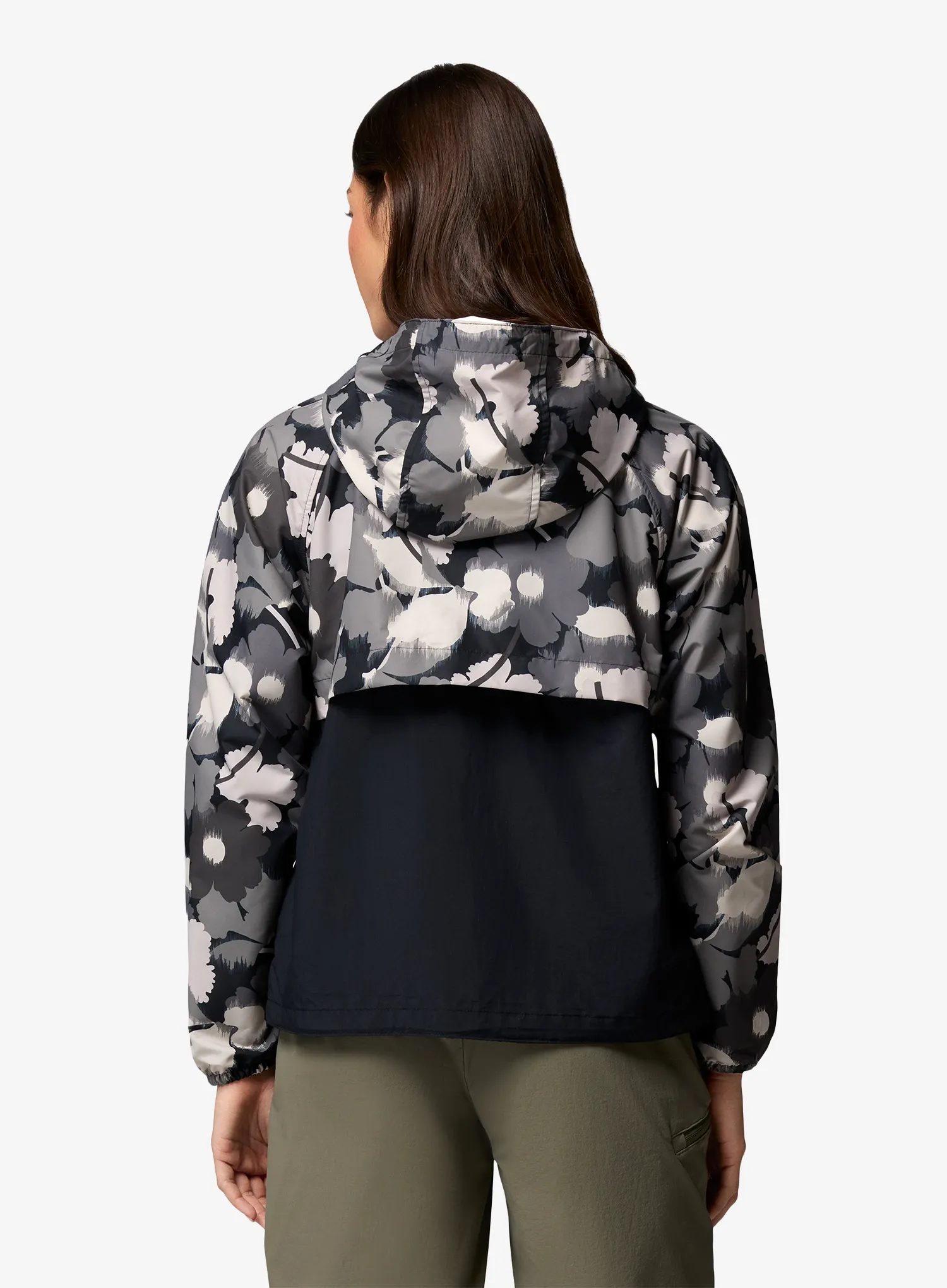 Windjacke Damen Columbia Spire Valley Printed Windbreaker - black ikatbloom print/black