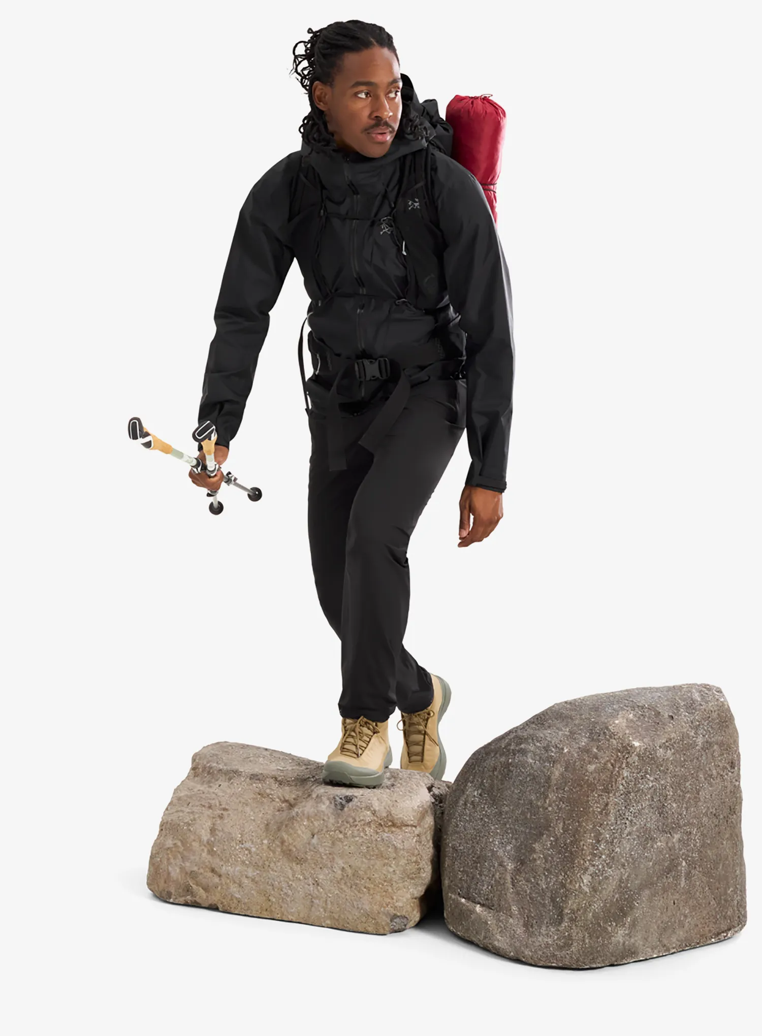 Regenjacke Arcteryx Beta SL Jacket - black/black