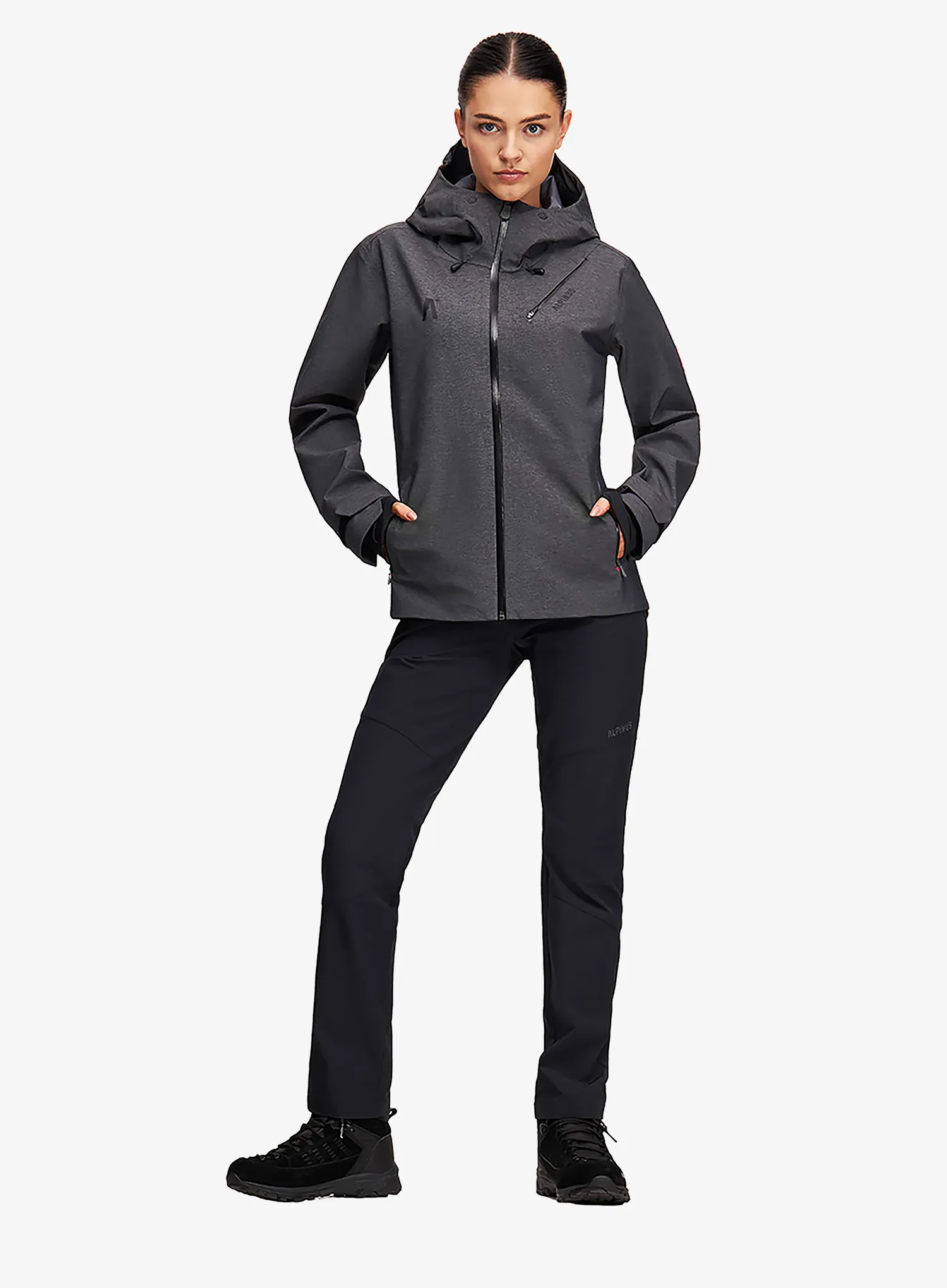 Regenjacke Damen Alpinus Gingera Pro - black
