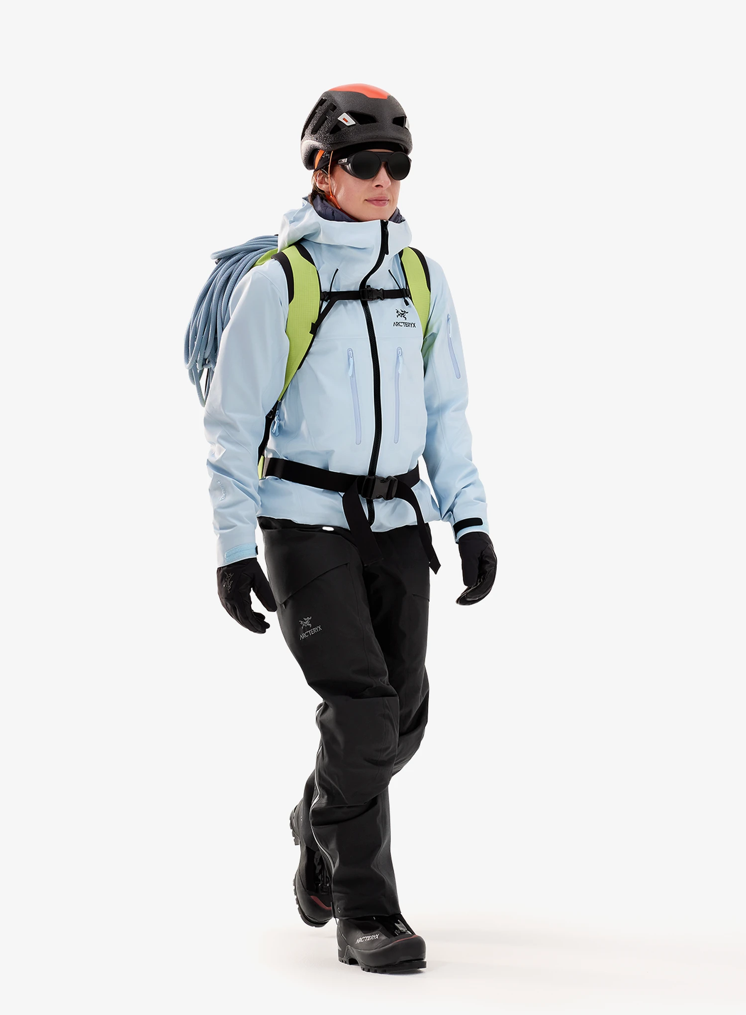 Regenjacke Damen Arcteryx Alpha SV Jacket - alpine blue/black