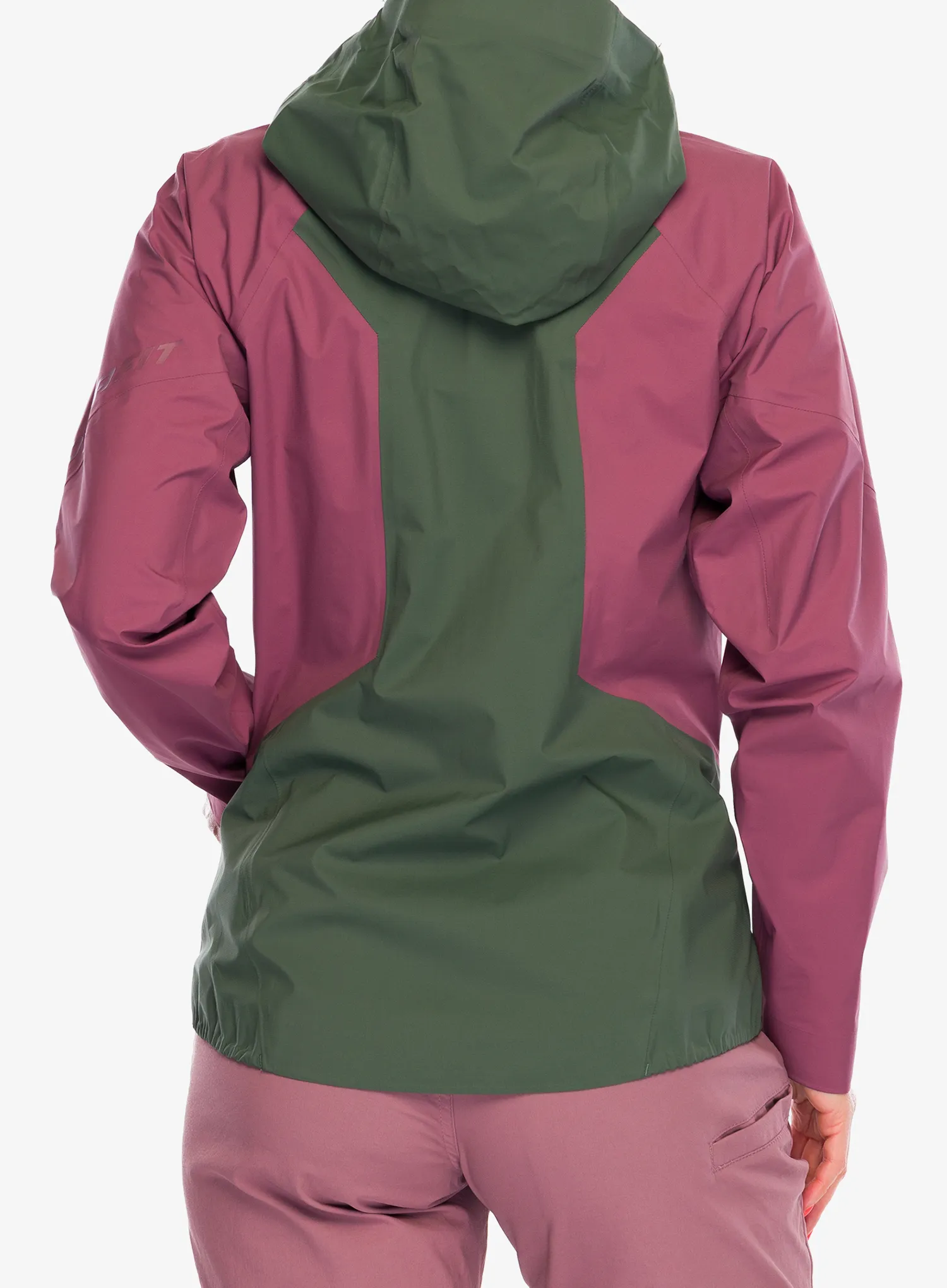 Regenjacke Damen Dynafit Transalper 3L Jacket - dark rose/thyme