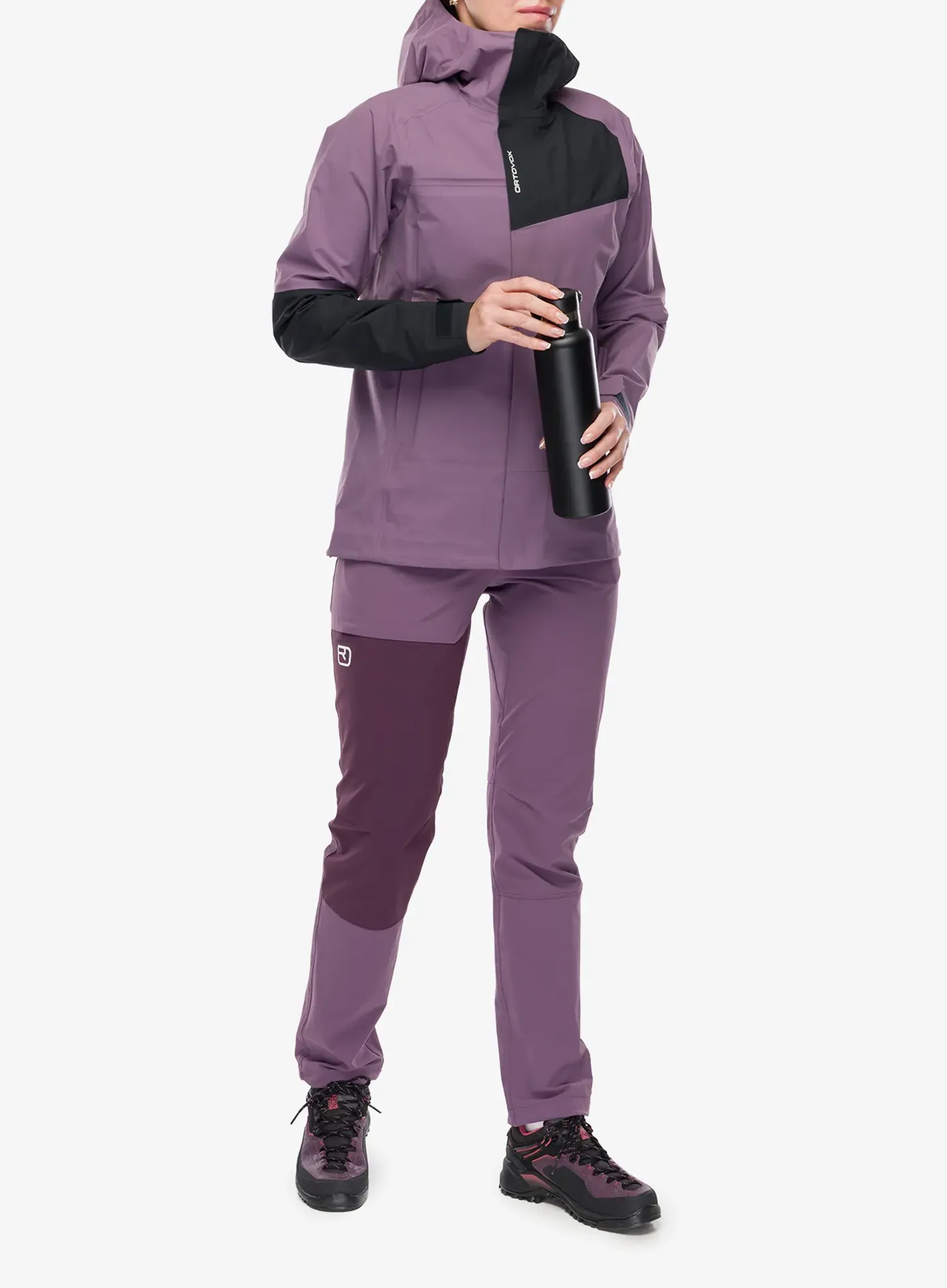 Regenjacke Damen Ortovox Seceda 3L Jacket - wild berry