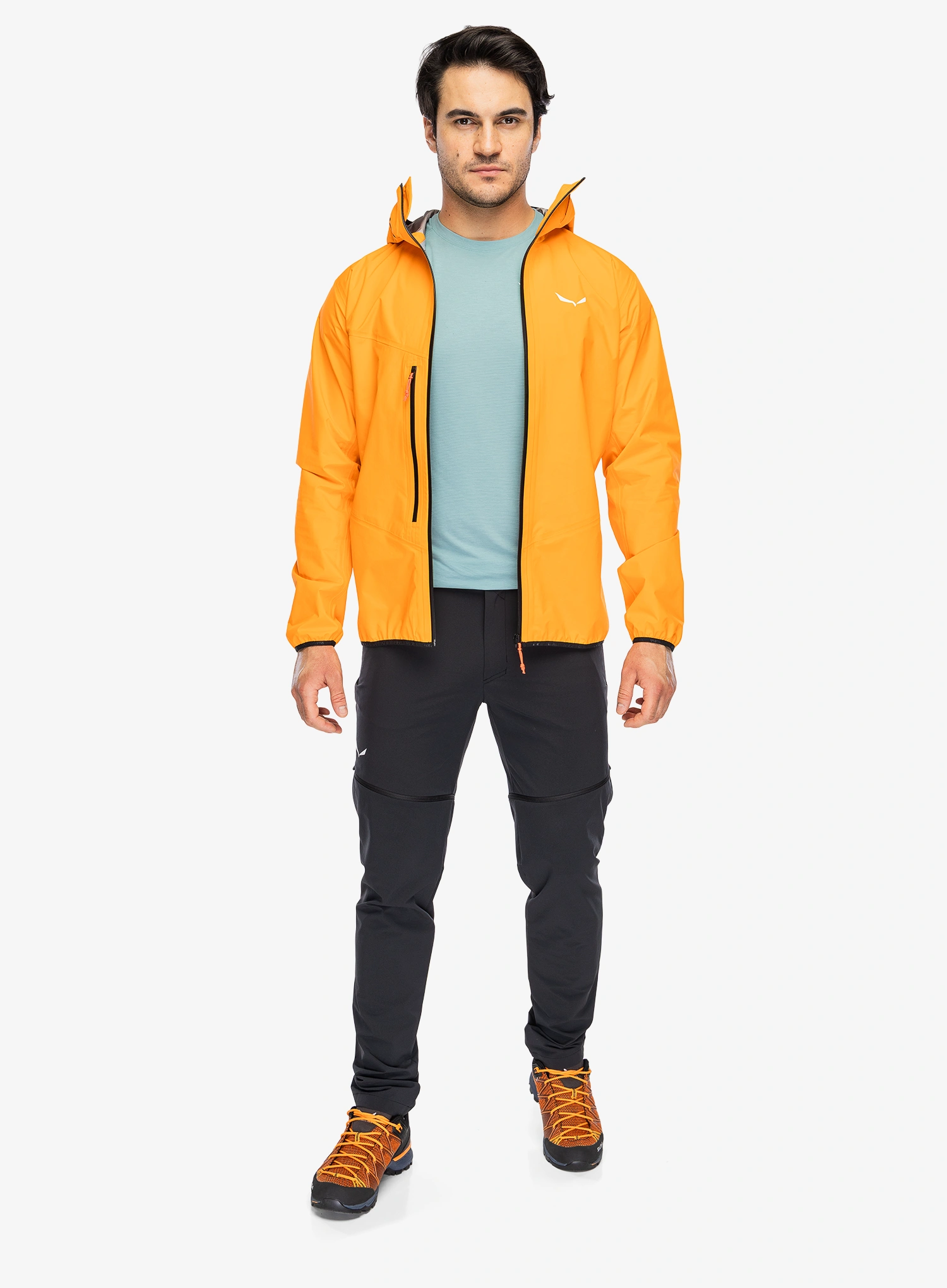 Regenjacke Salewa Agner 3 PTX 3L Jacket - turmeric