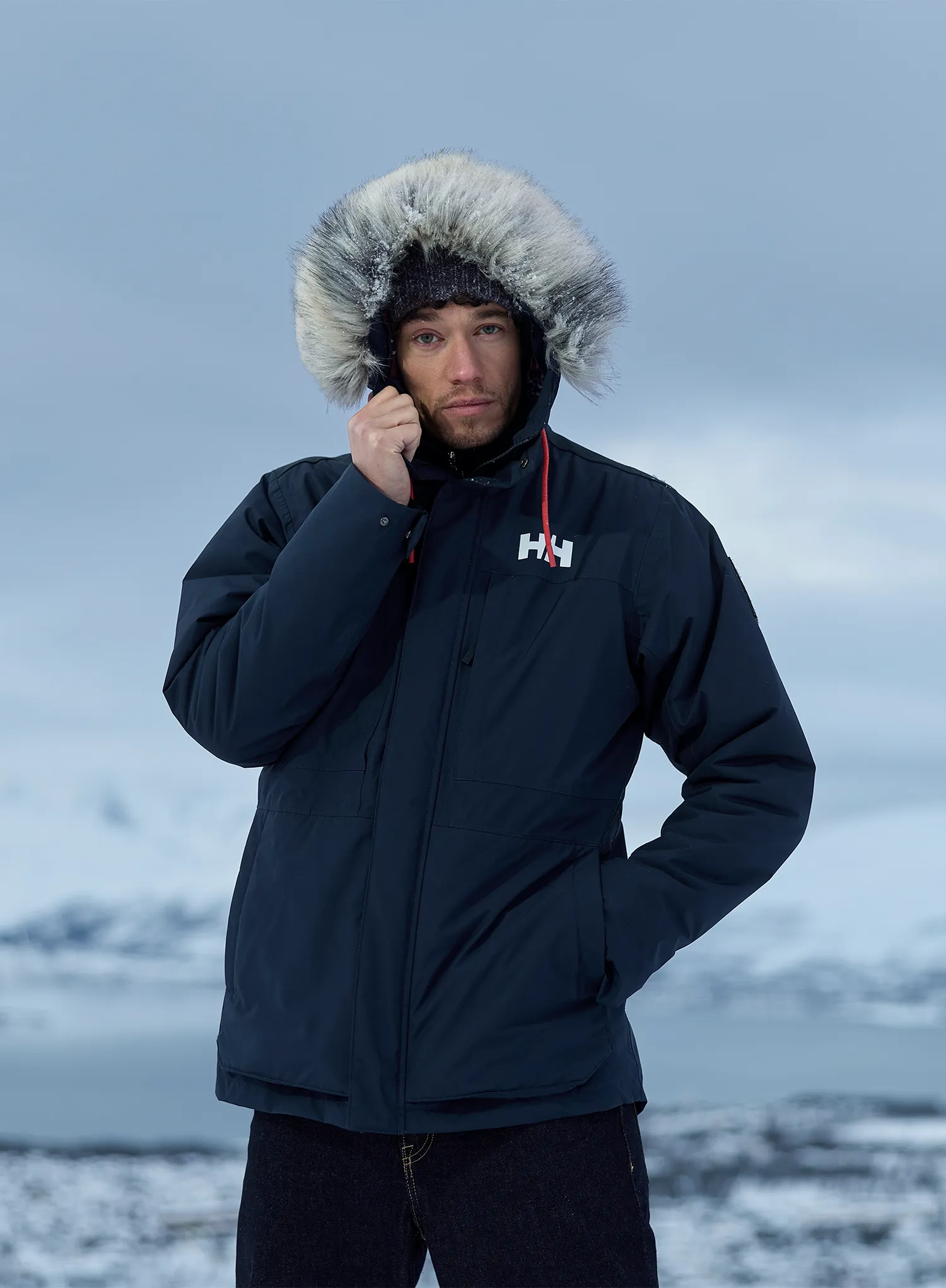 Winterjacke Helly Hansen Coastal 3.0 Parka - navy/vaporous grey/gum