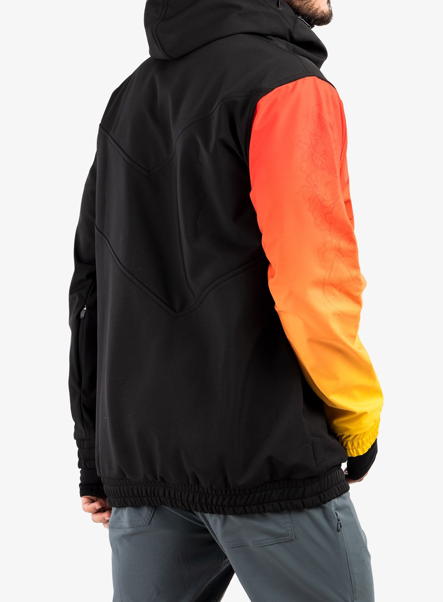Softshelljacke Majesty Shadow Softshell - black/red