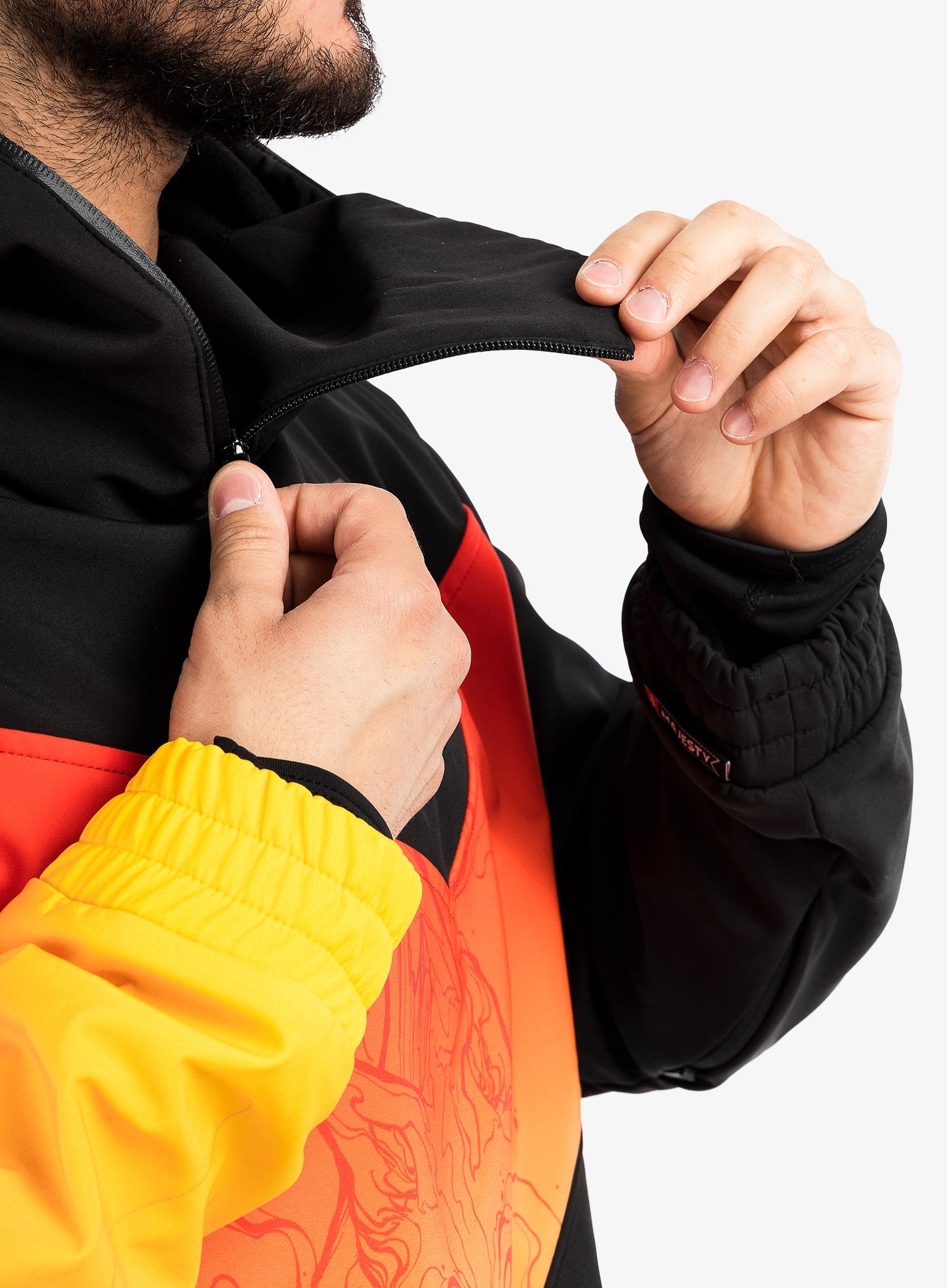 Softshelljacke Majesty Shadow Softshell - black/red